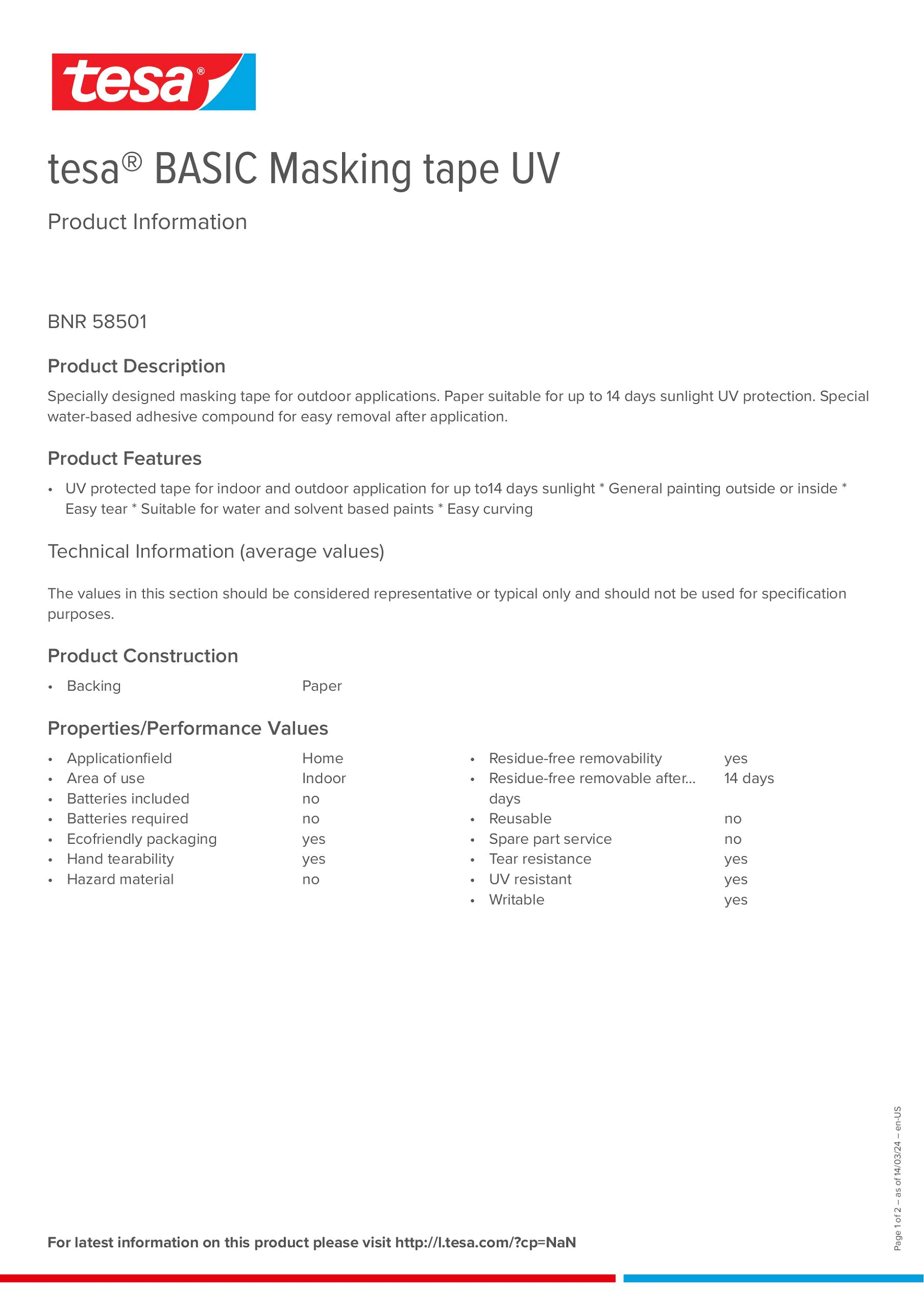 Product information_tesa® 58501_en