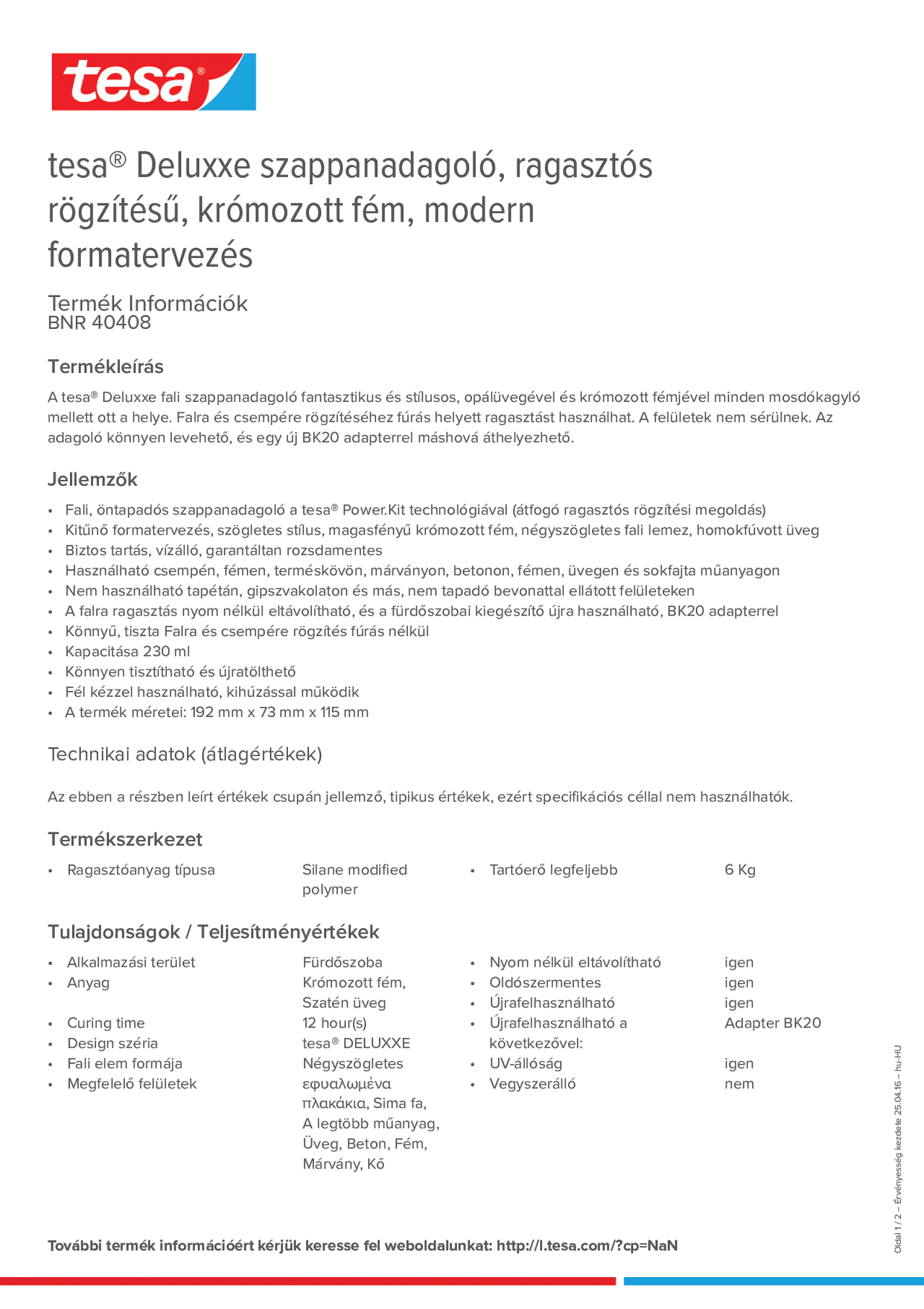 Product information_tesa® 40408_hu-HU