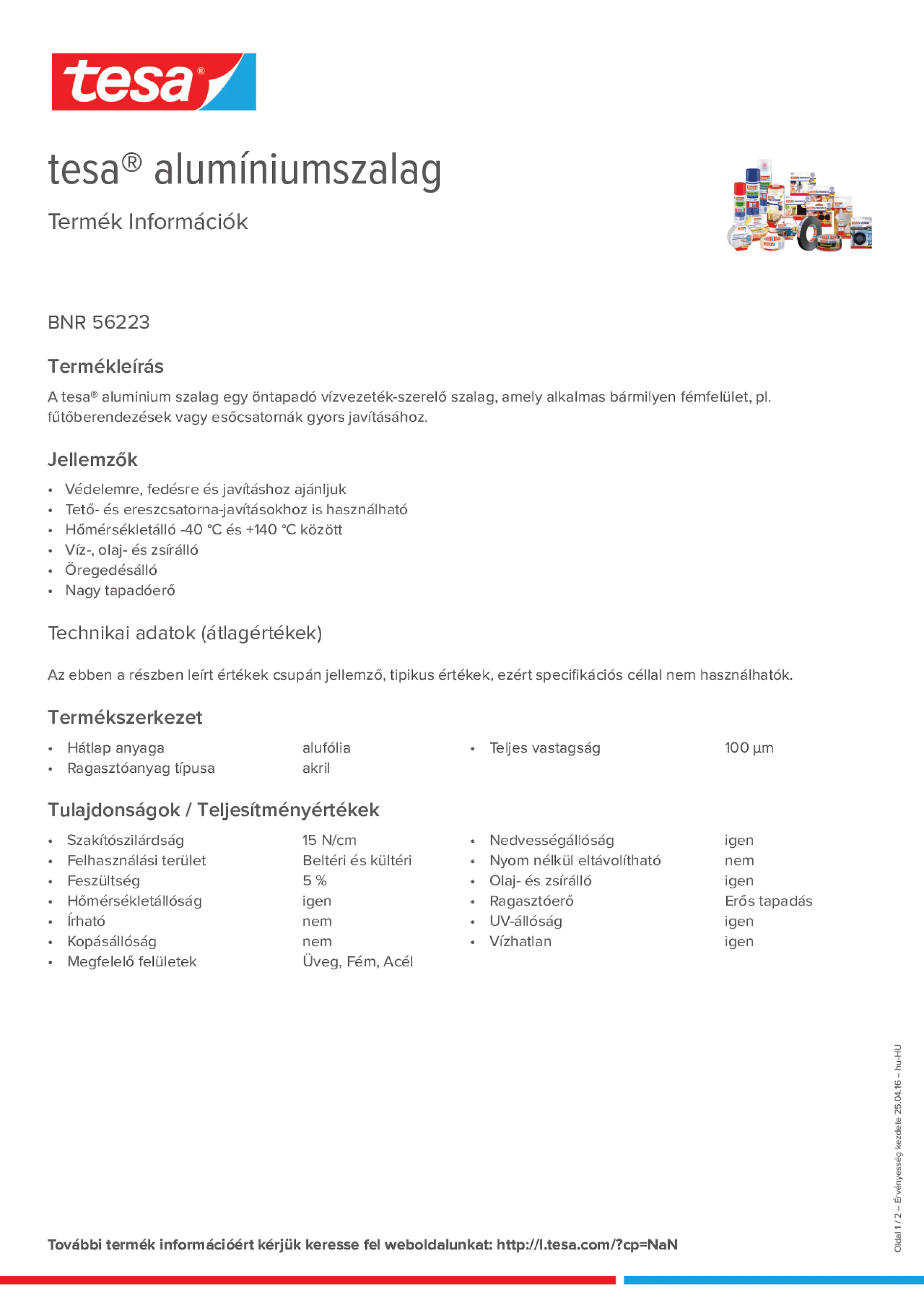 Product information_tesa® 56223_hu-HU