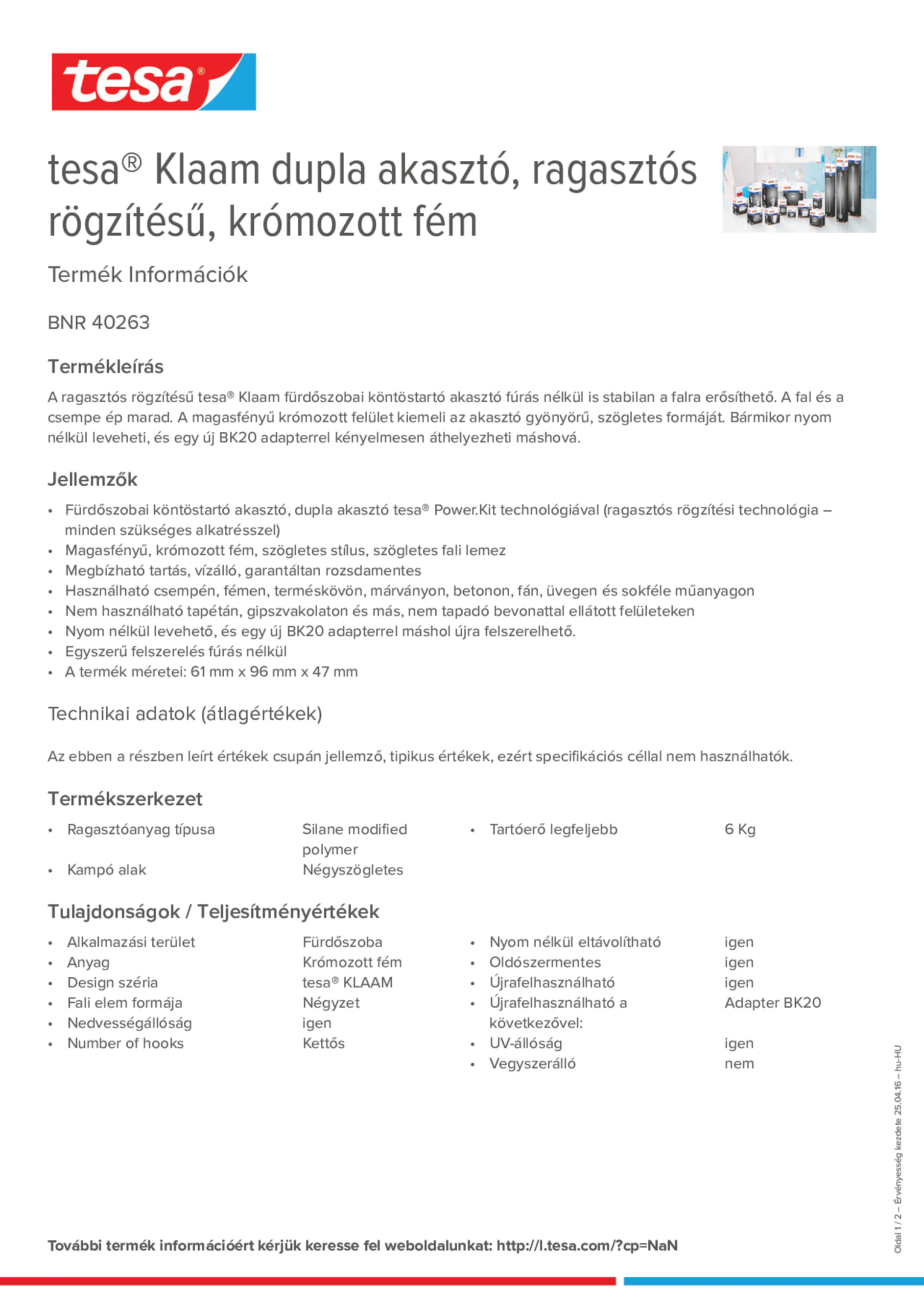 Product information_tesa® 40263_hu-HU