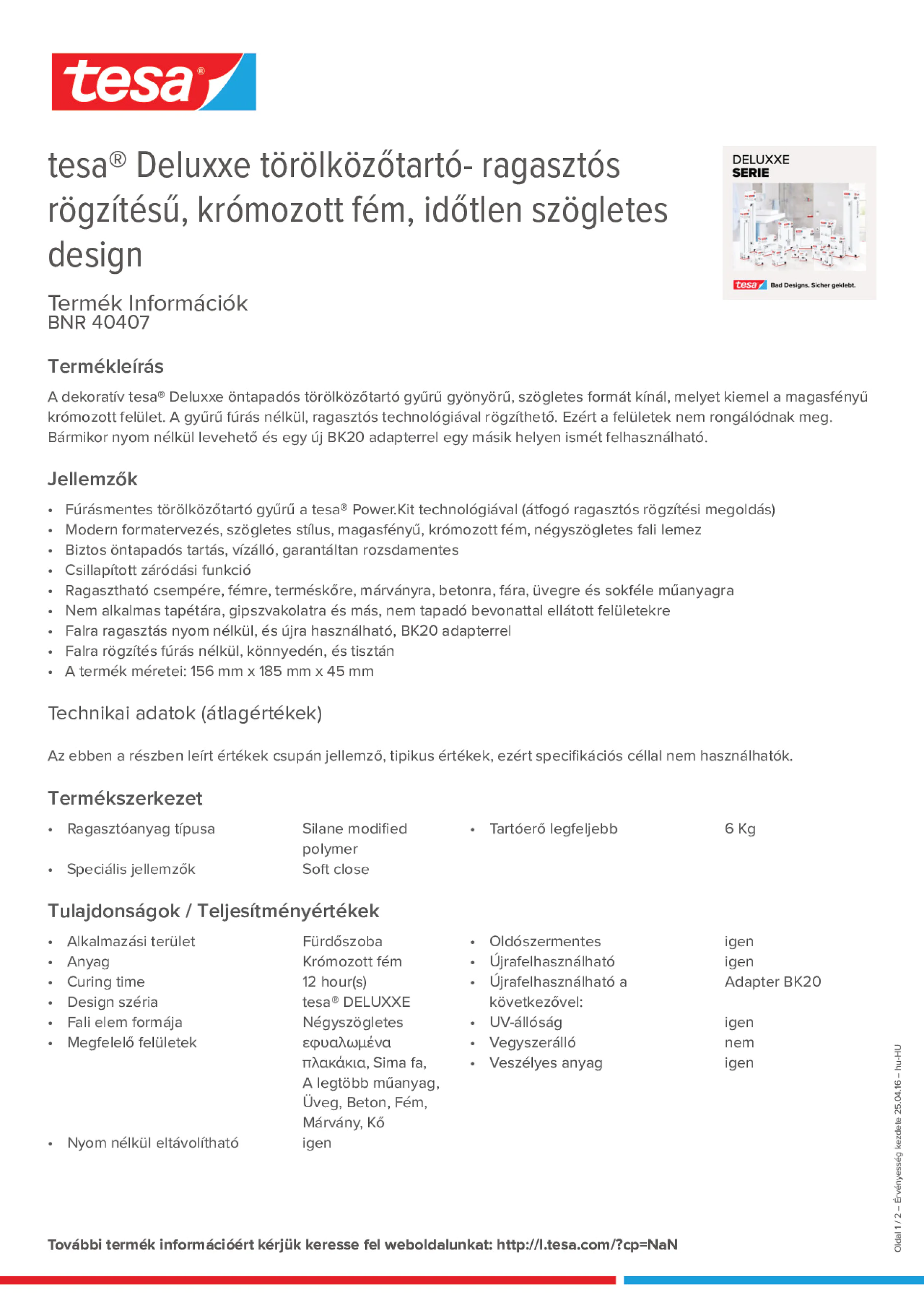 Product information_tesa® 40407_hu-HU