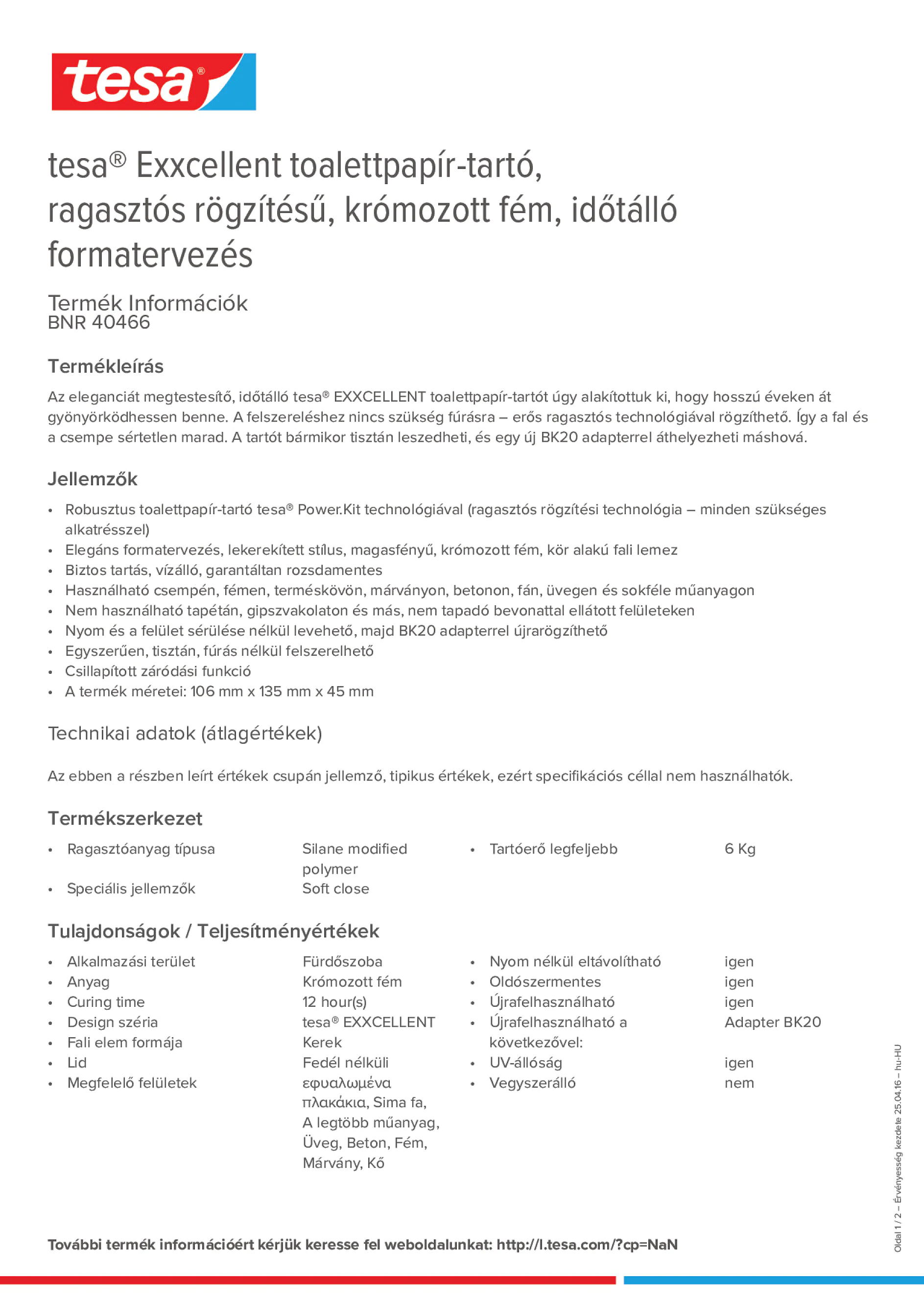 Product information_tesa® 40466_hu-HU