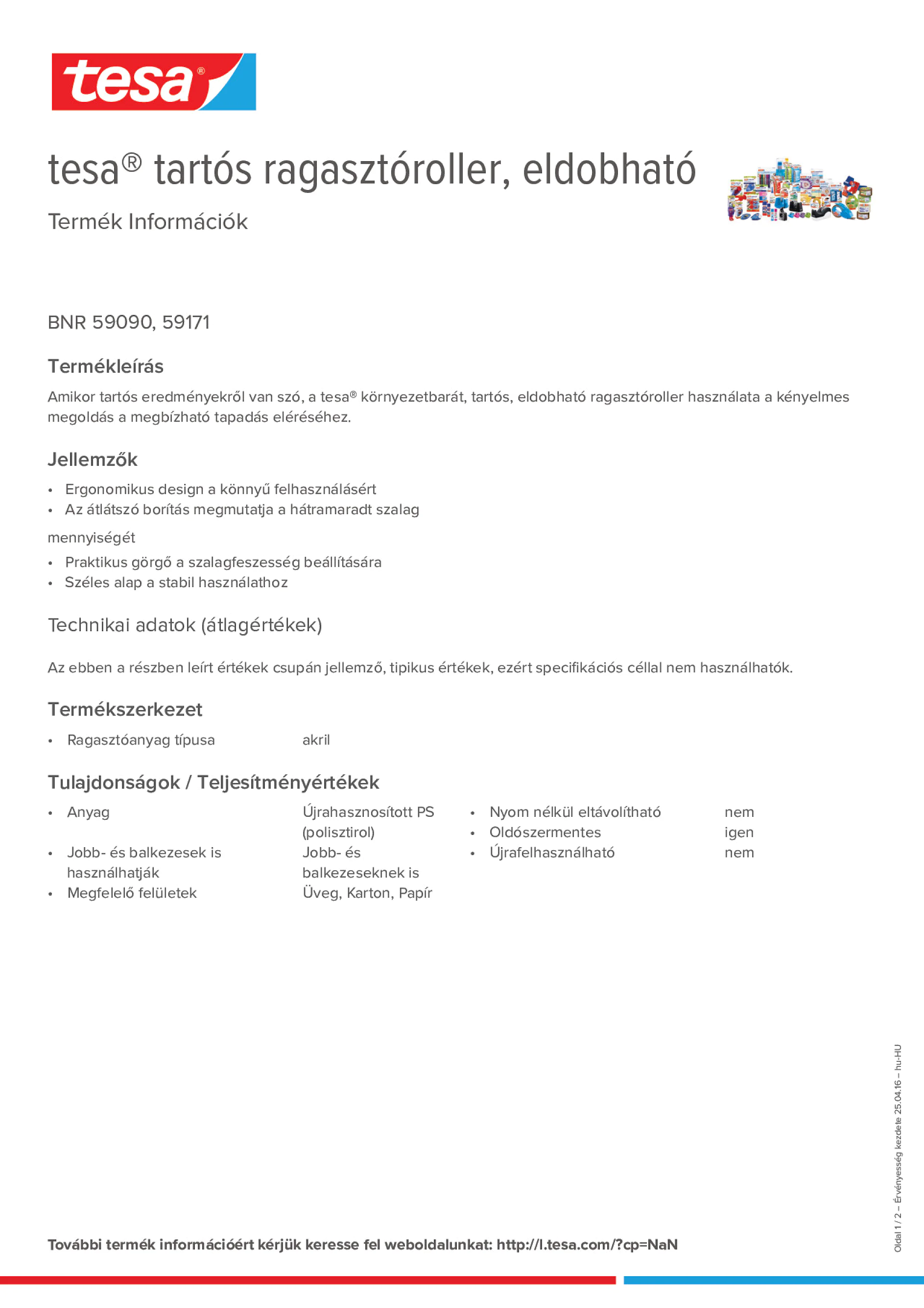 Product information_tesa® 59090_hu-HU