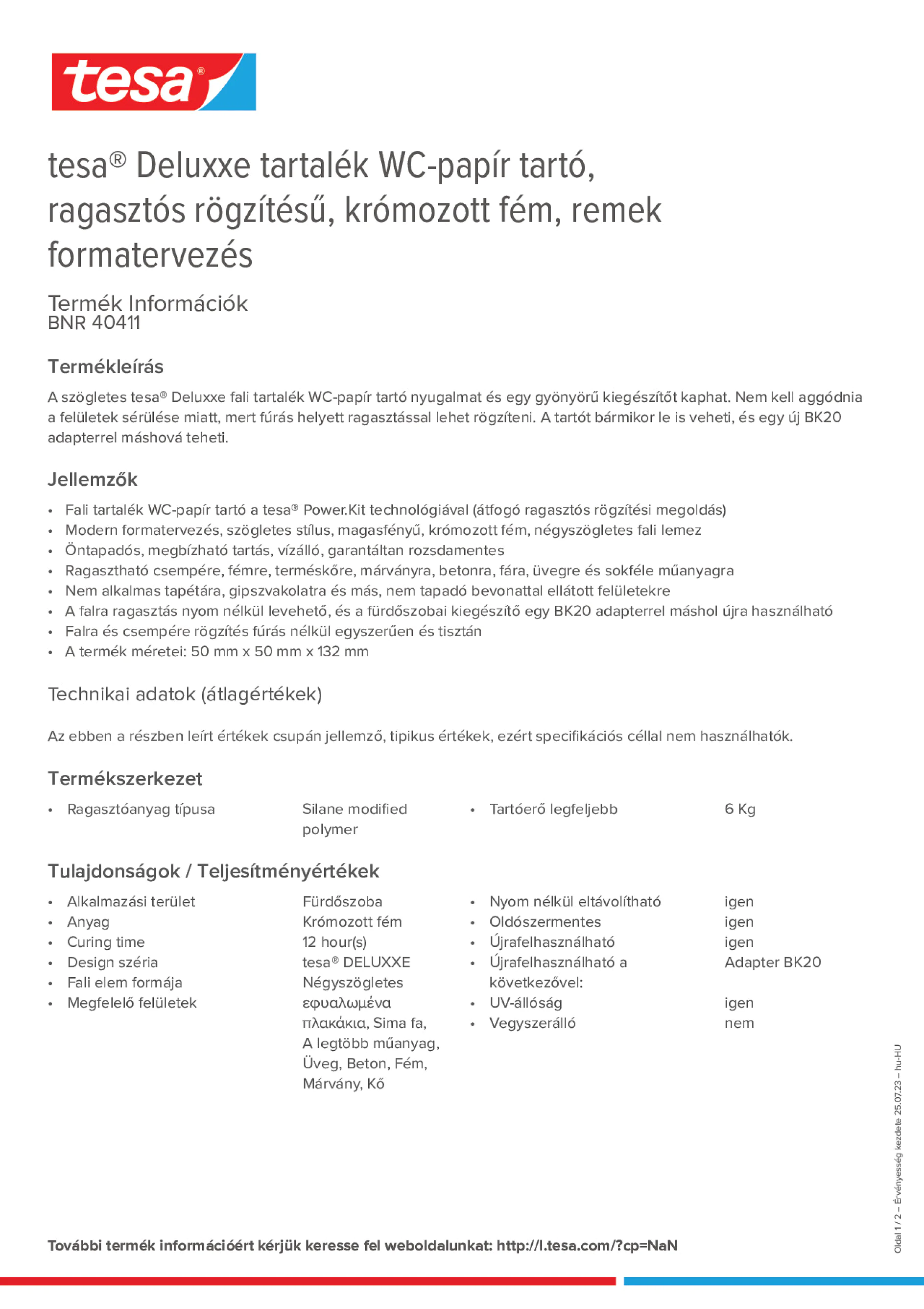 Product information_tesa® 40411_hu-HU