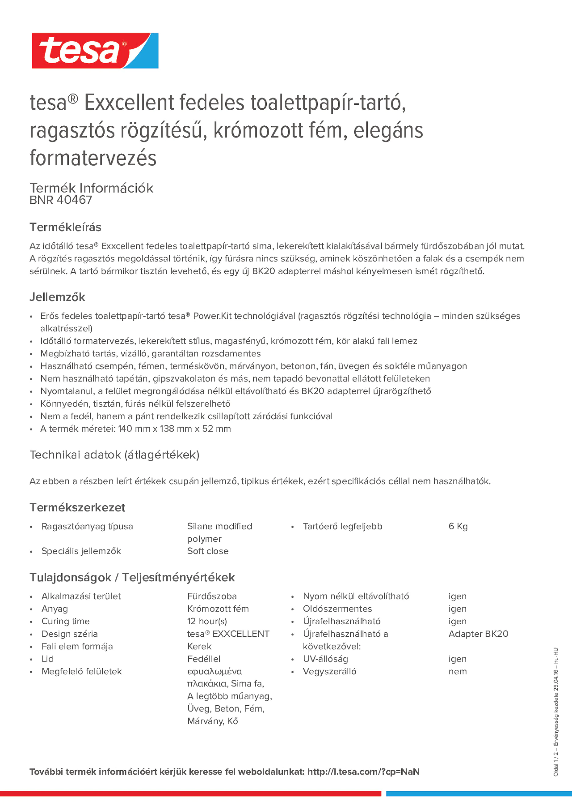 Product information_tesa® 40467_hu-HU