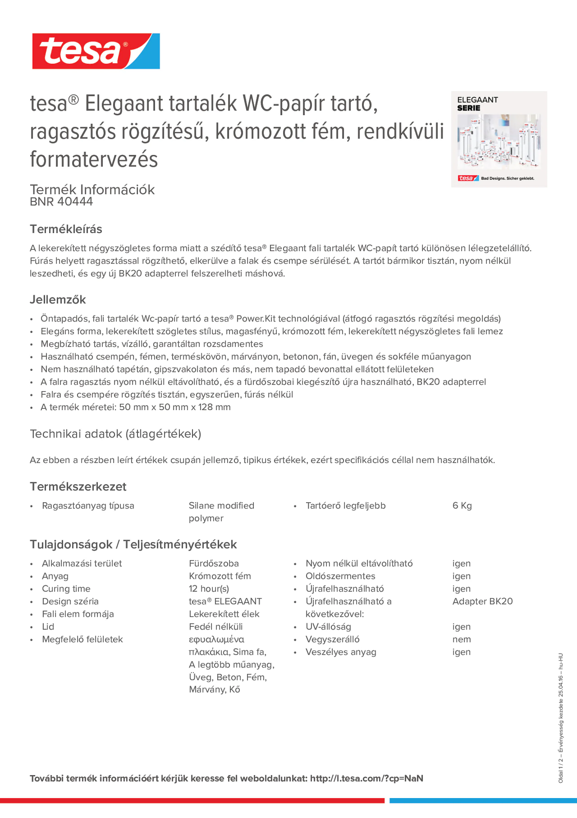 Product information_tesa® 40444_hu-HU