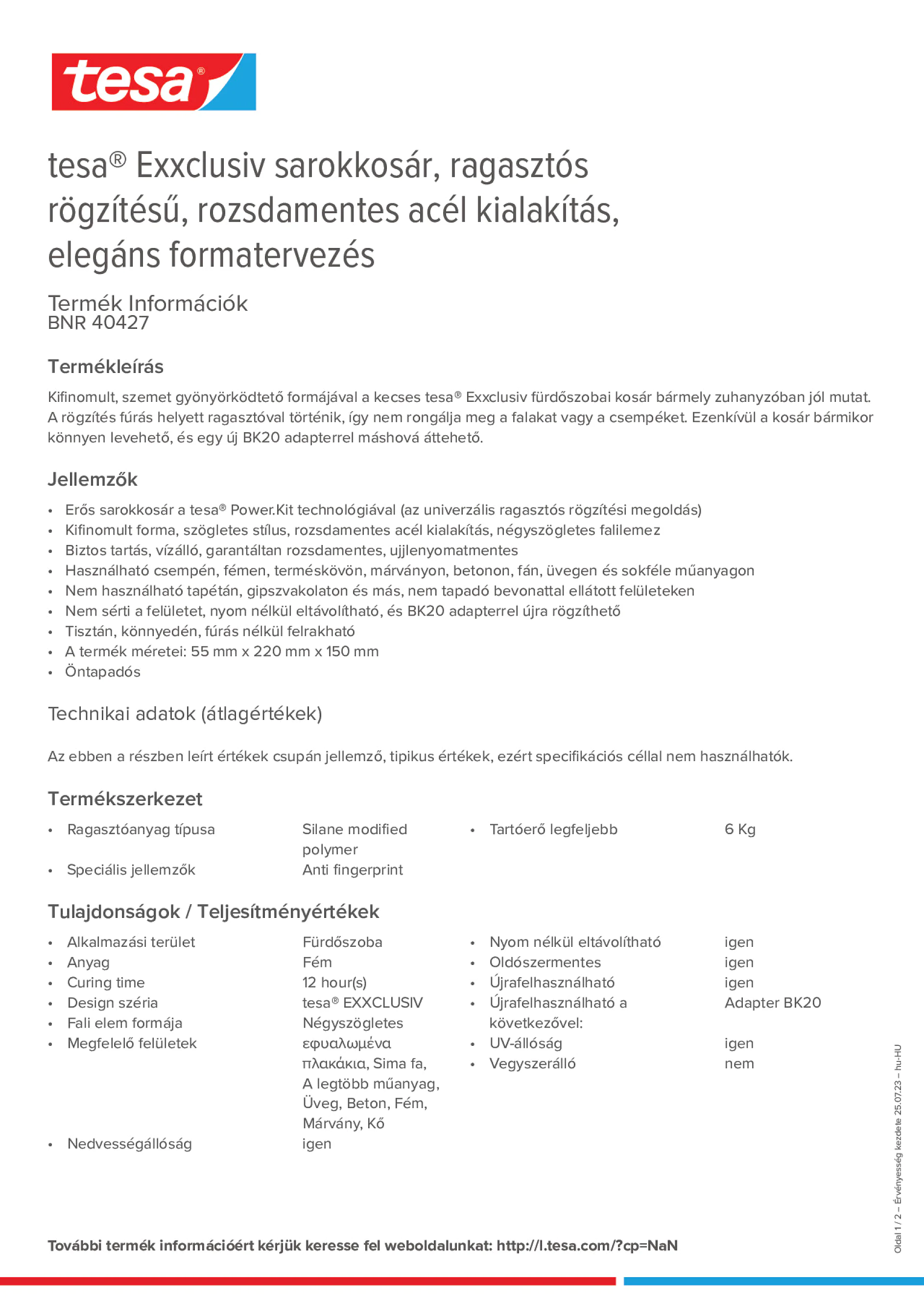 Product information_tesa® 40427_hu-HU