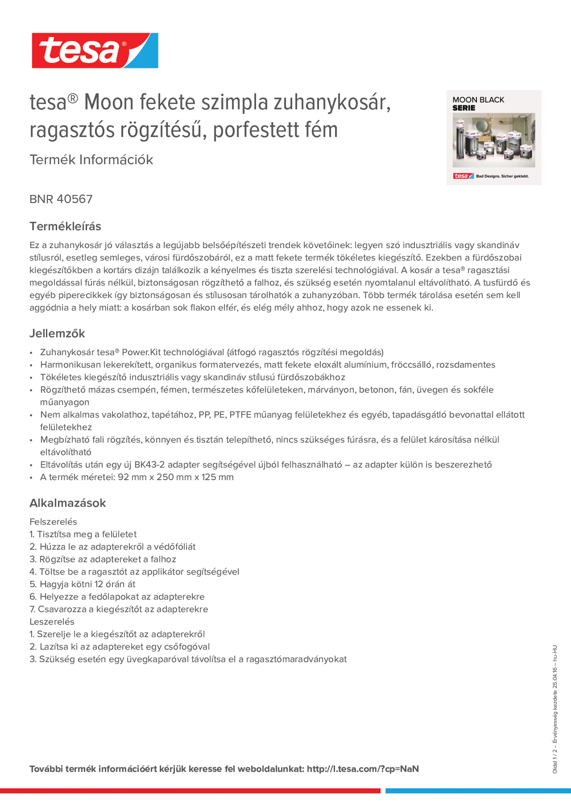 Product information_tesa® 40567_hu-HU