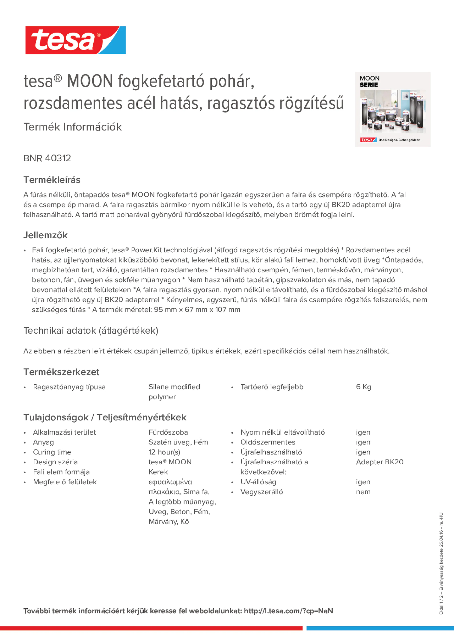 Product information_tesa® 40312_hu-HU