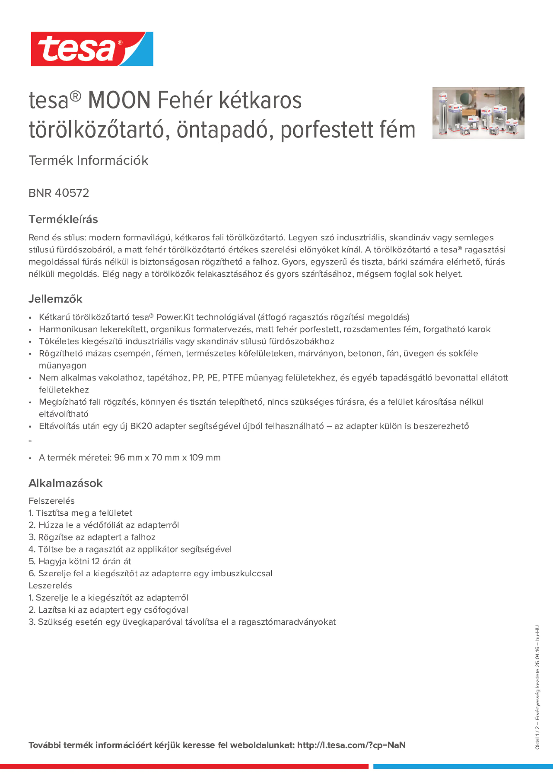 Product information_tesa® 40572_hu-HU