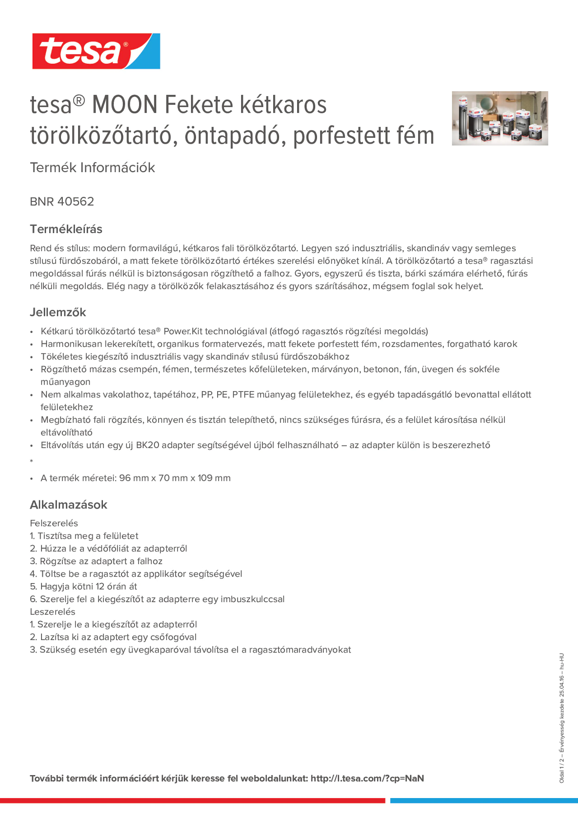 Product information_tesa® 40562_hu-HU