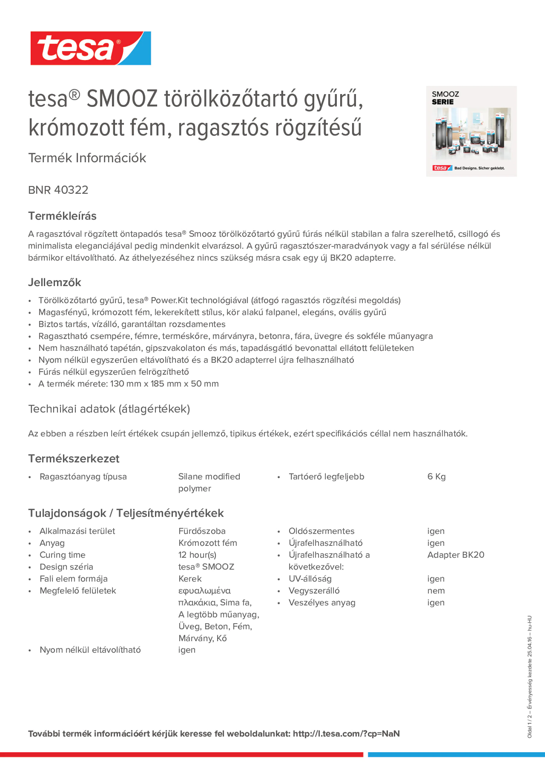 Product information_tesa® 40322_hu-HU