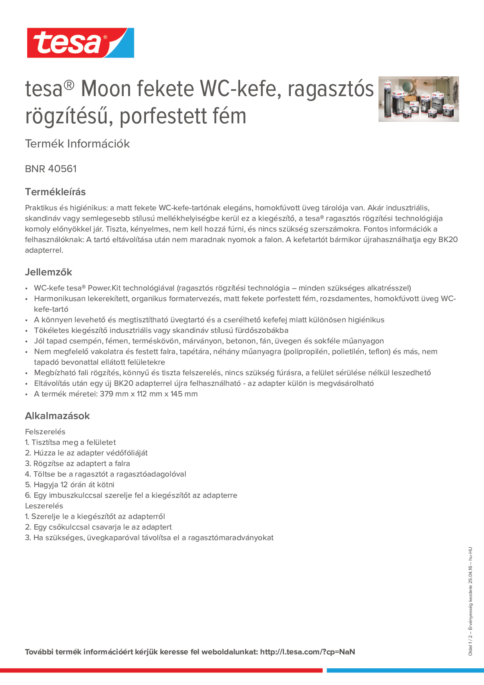 Product information_tesa® 40561_hu-HU