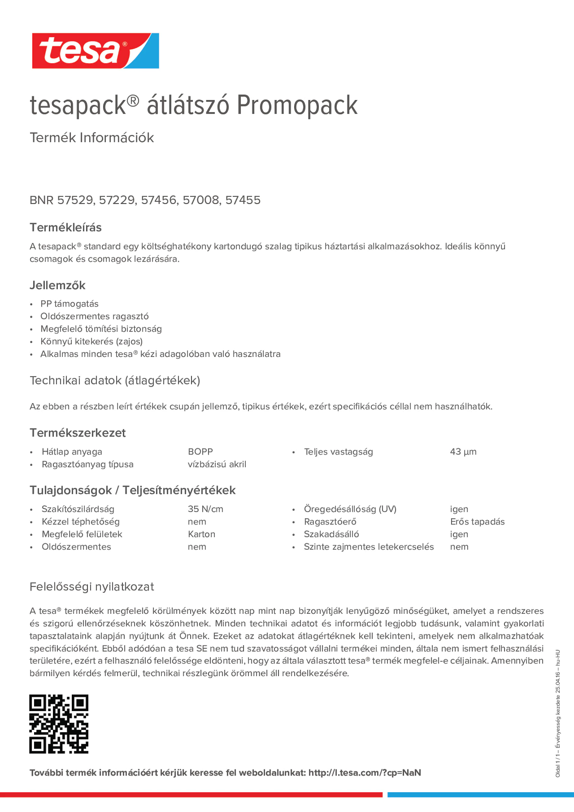 Product information_tesapack® 57456_hu-HU