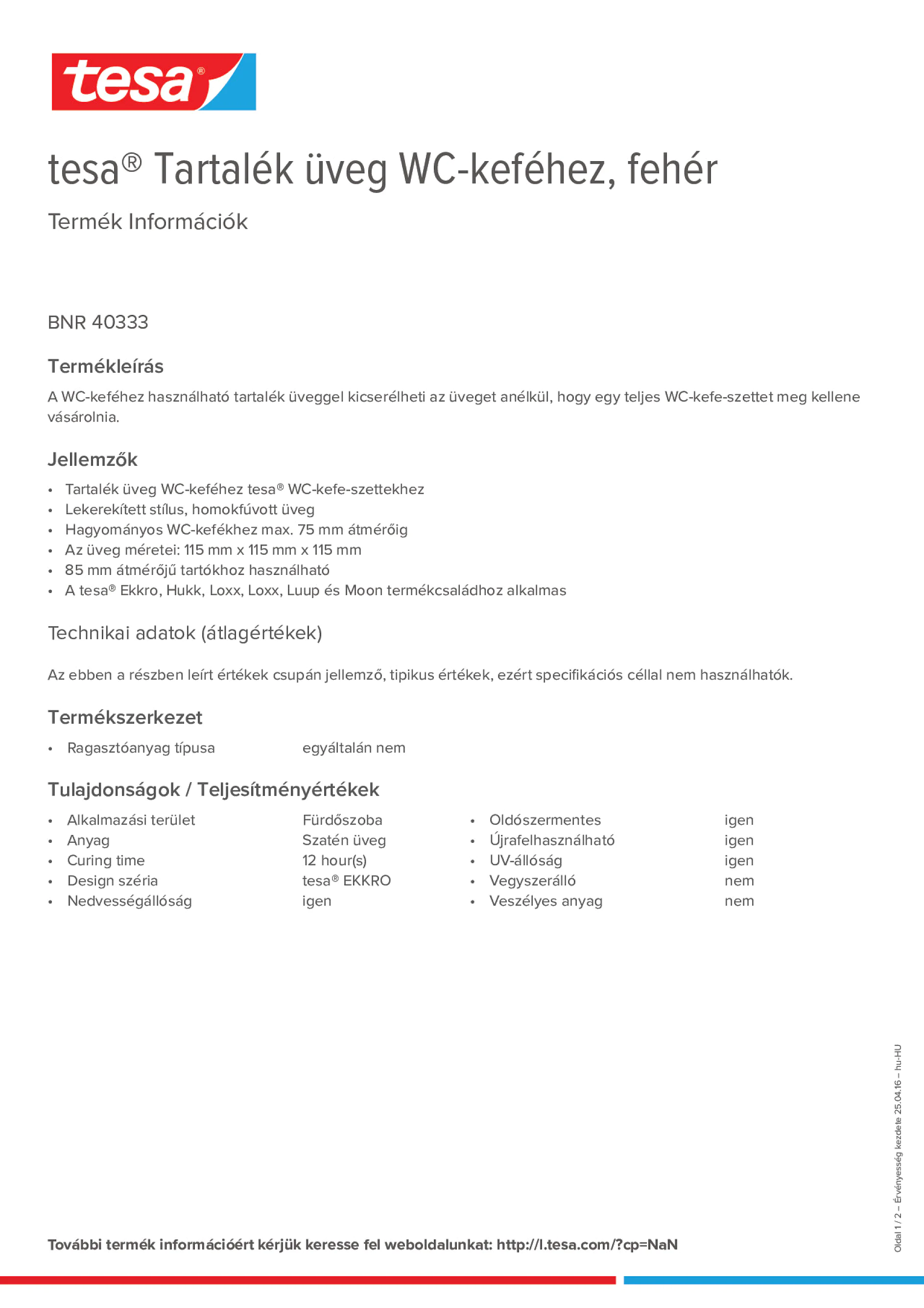 Product information_tesa® 40333_hu-HU