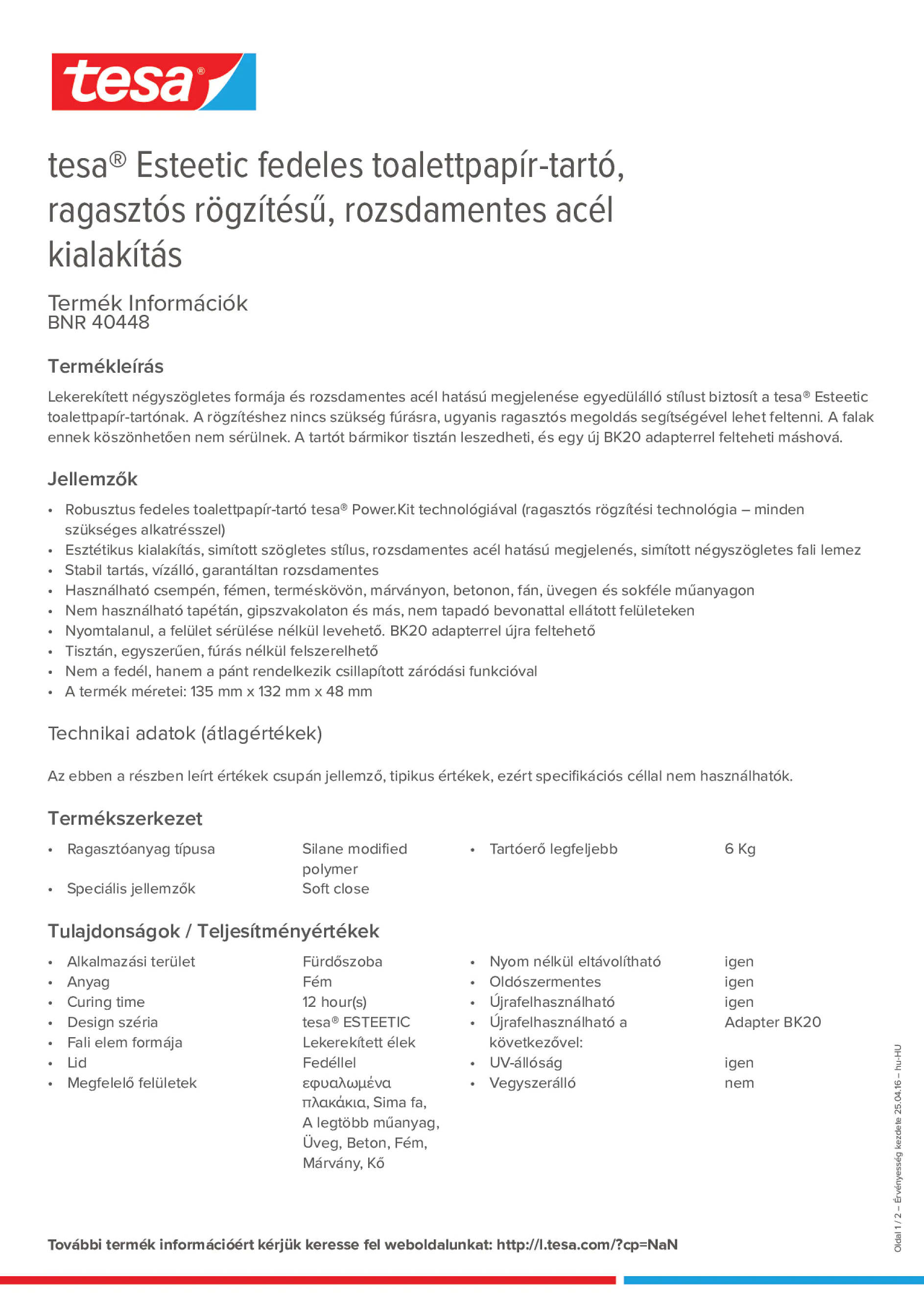 Product information_tesa® 40448_hu-HU