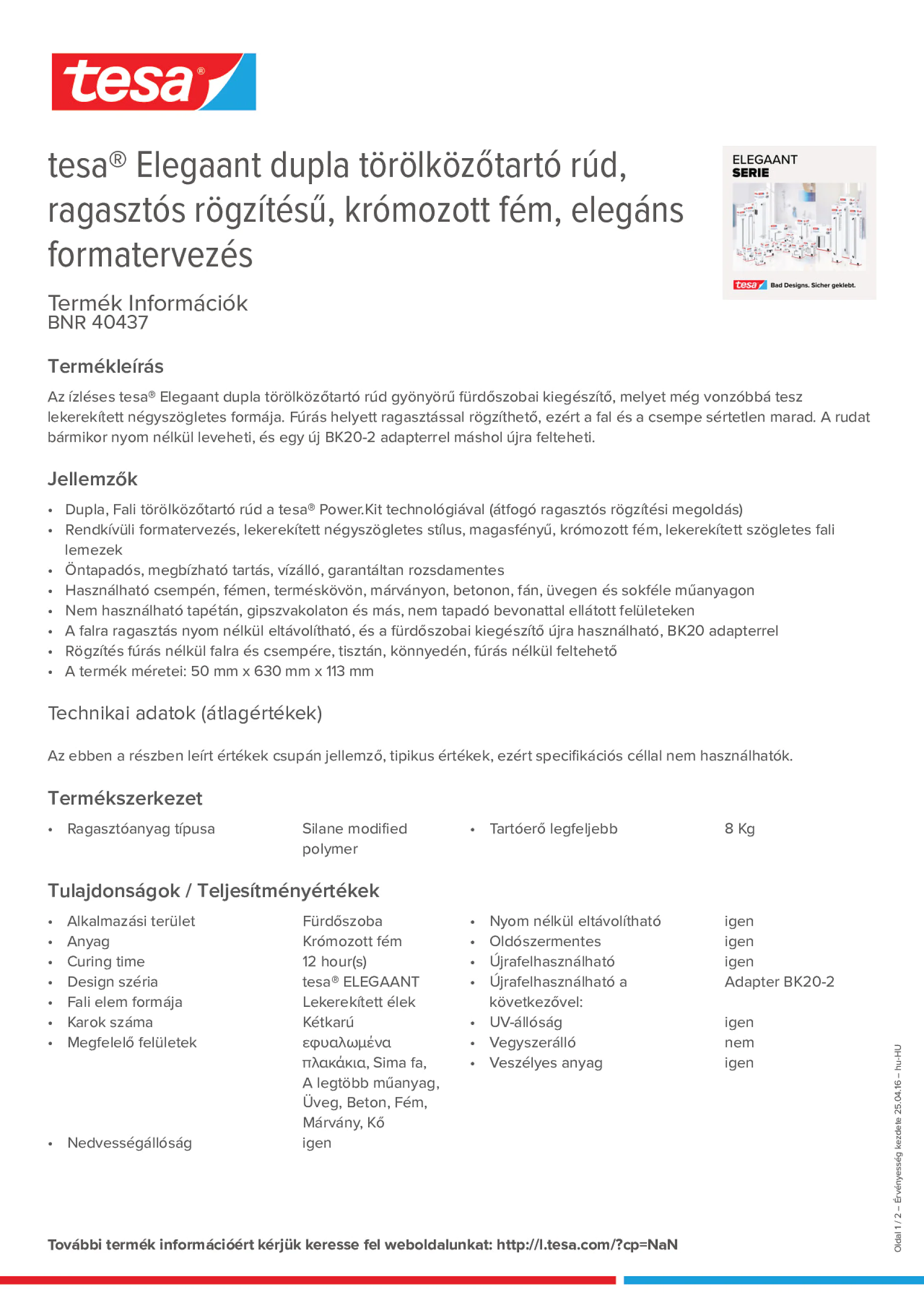 Product information_tesa® 40437_hu-HU
