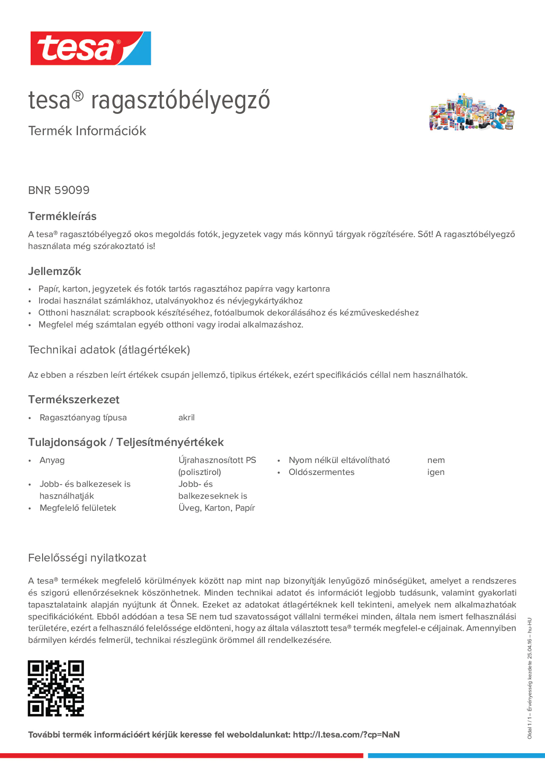 Product information_tesa® 59099_hu-HU