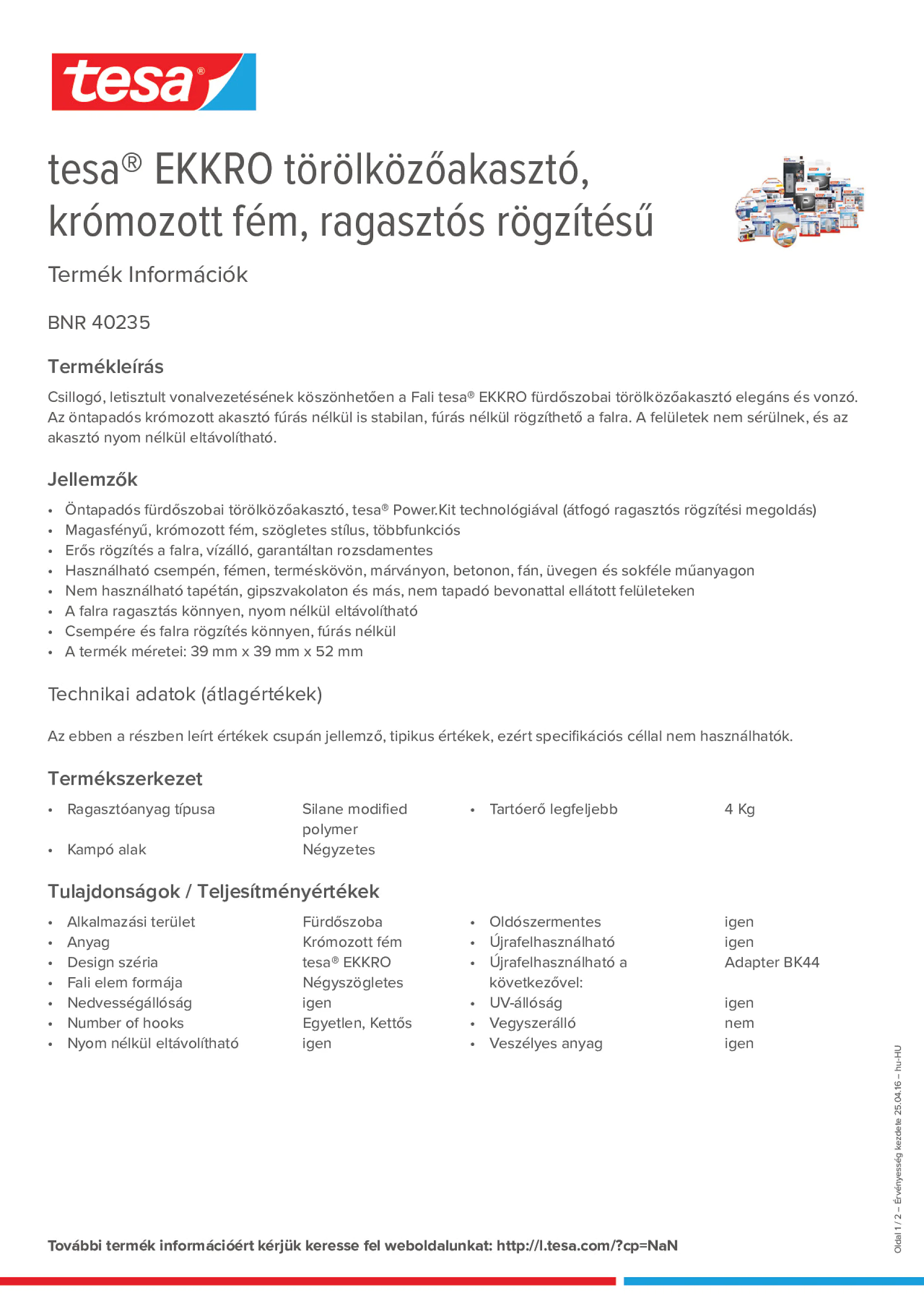 Product information_tesa® 40235_hu-HU
