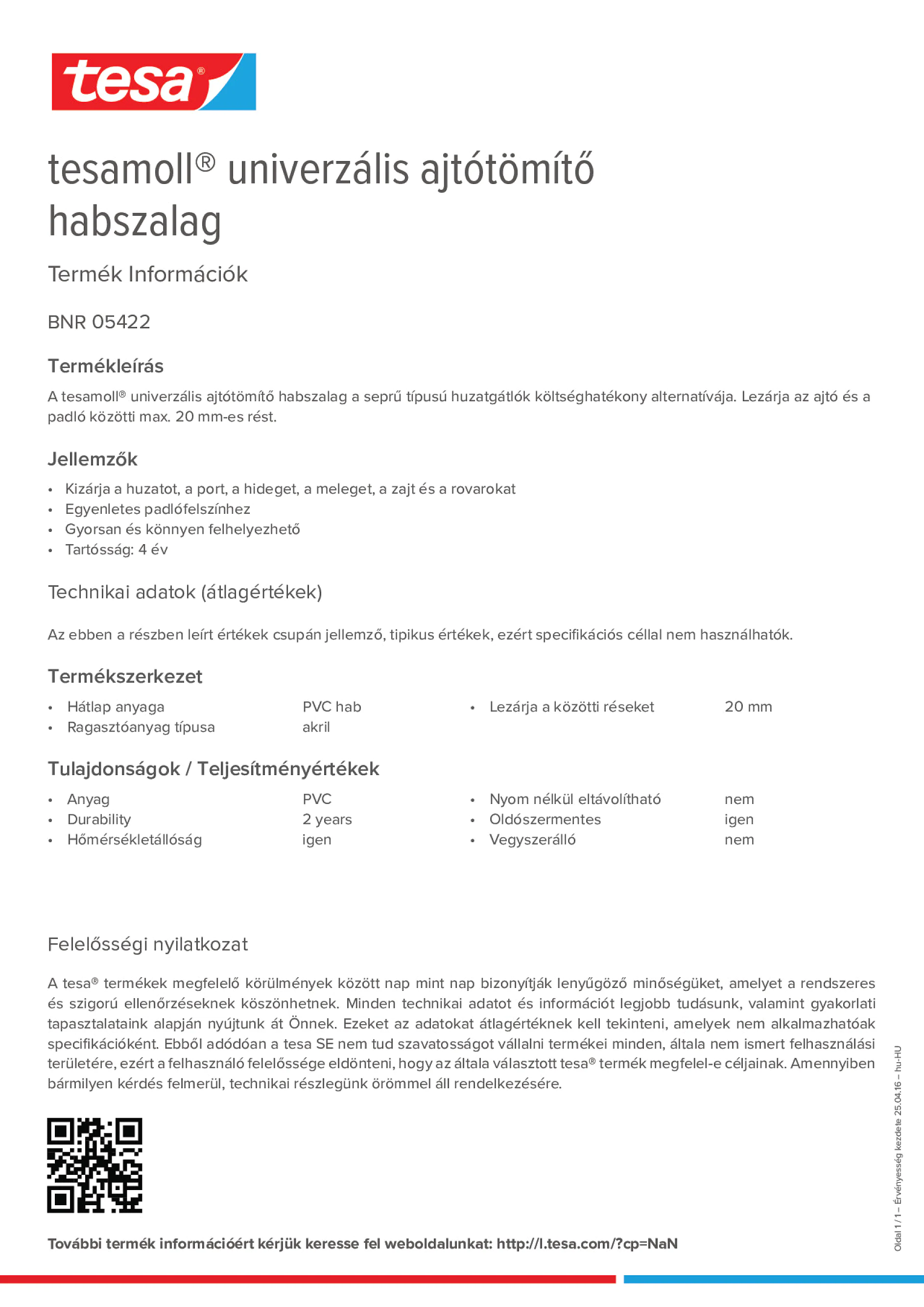 Product information_tesamoll® 05422_hu-HU