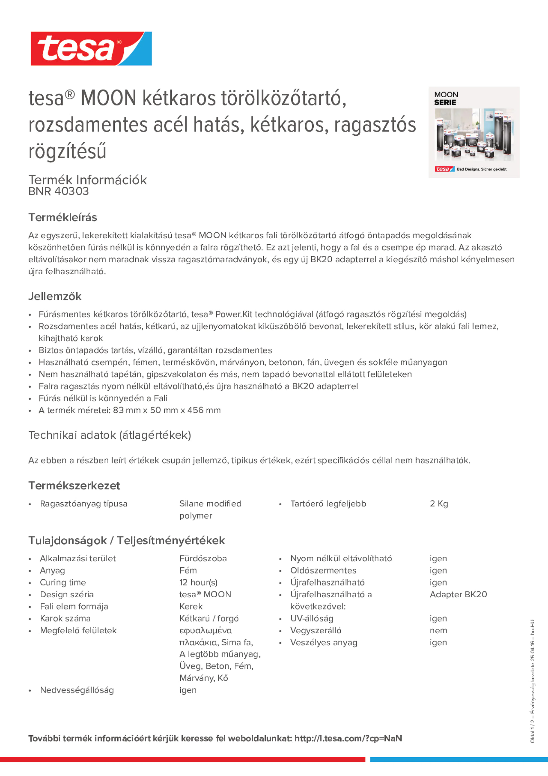Product information_tesa® 40303_hu-HU