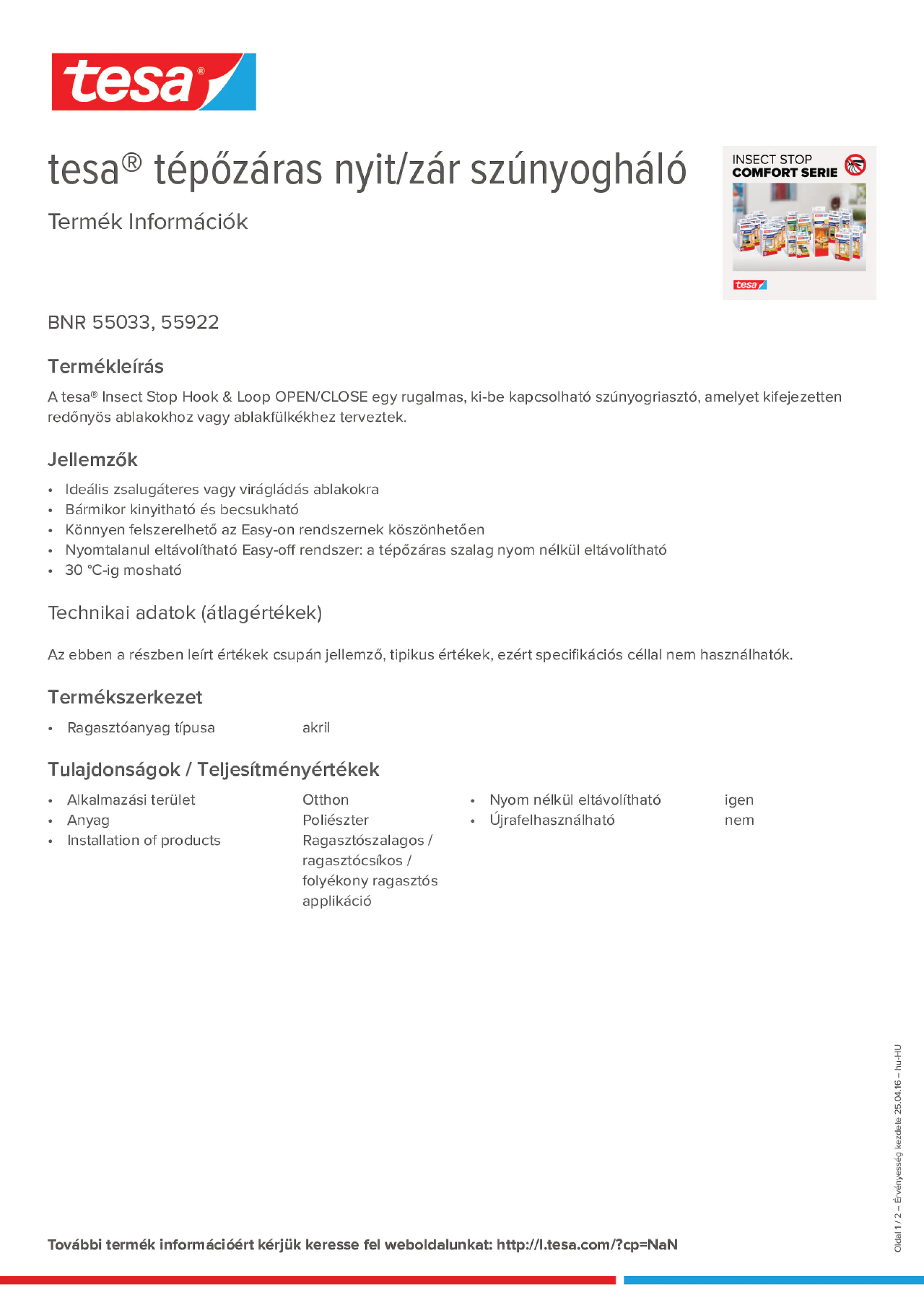 Product information_tesa® 55033_hu-HU