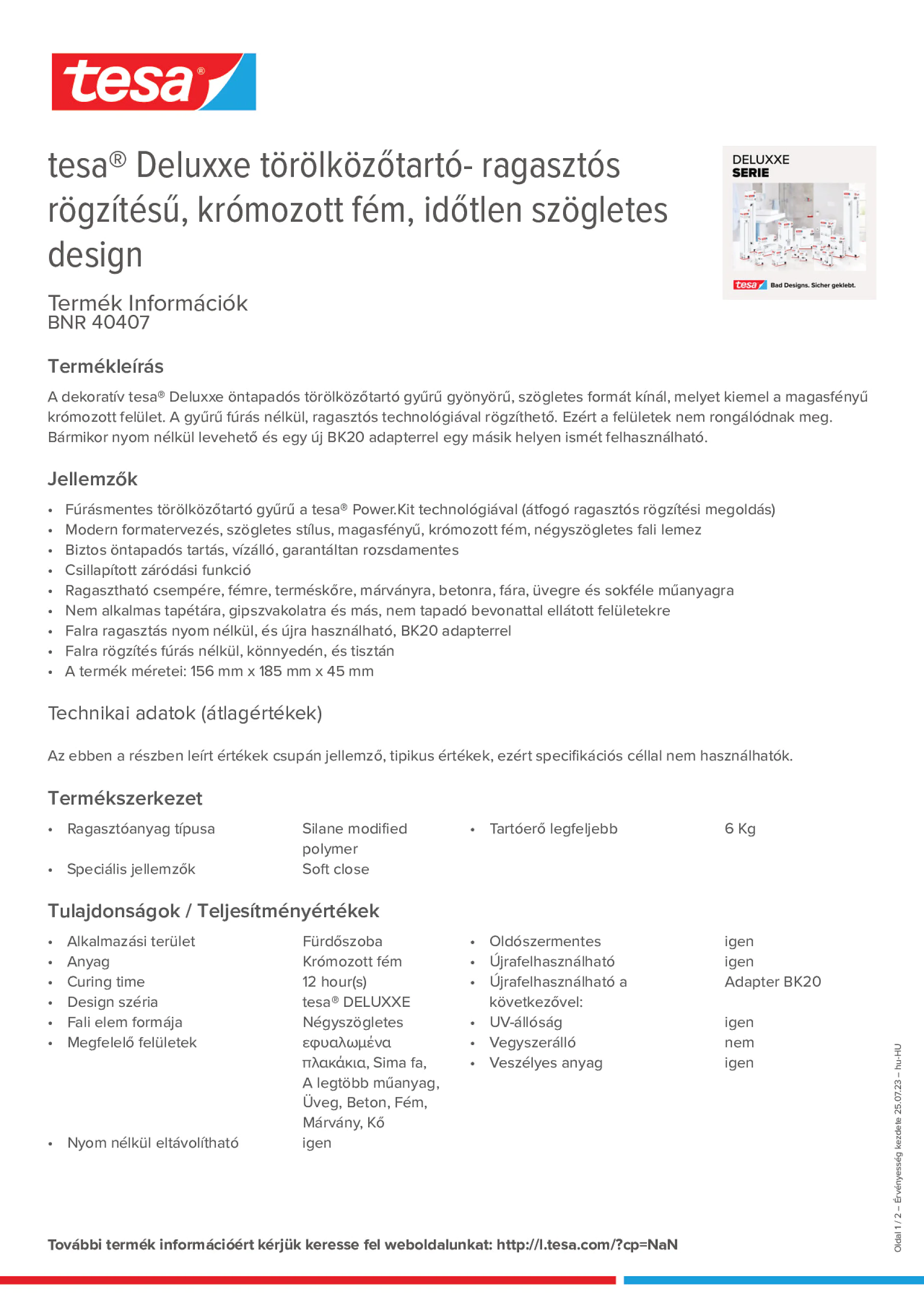 Product information_tesa® 40407_hu-HU