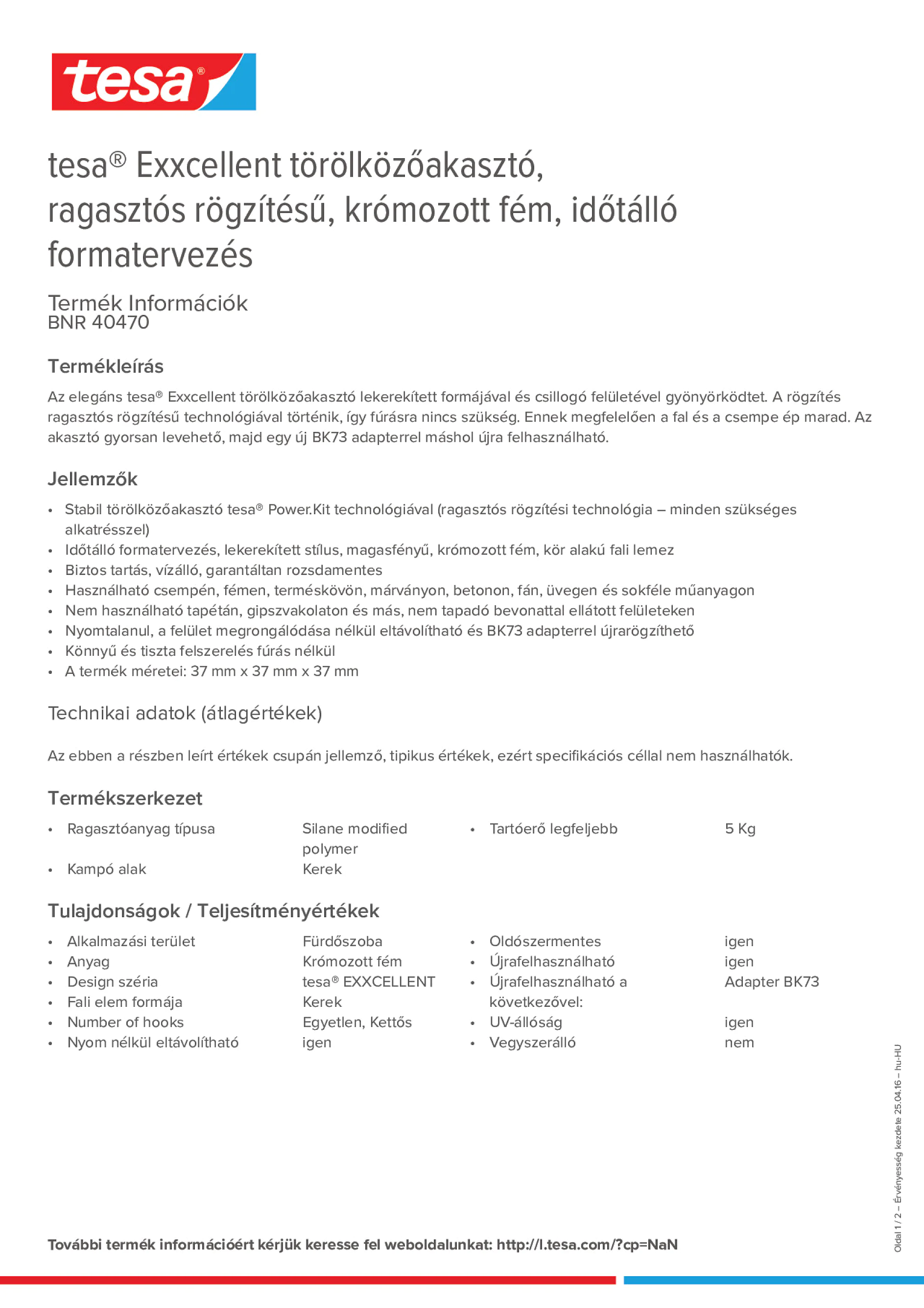 Product information_tesa® 40470_hu-HU