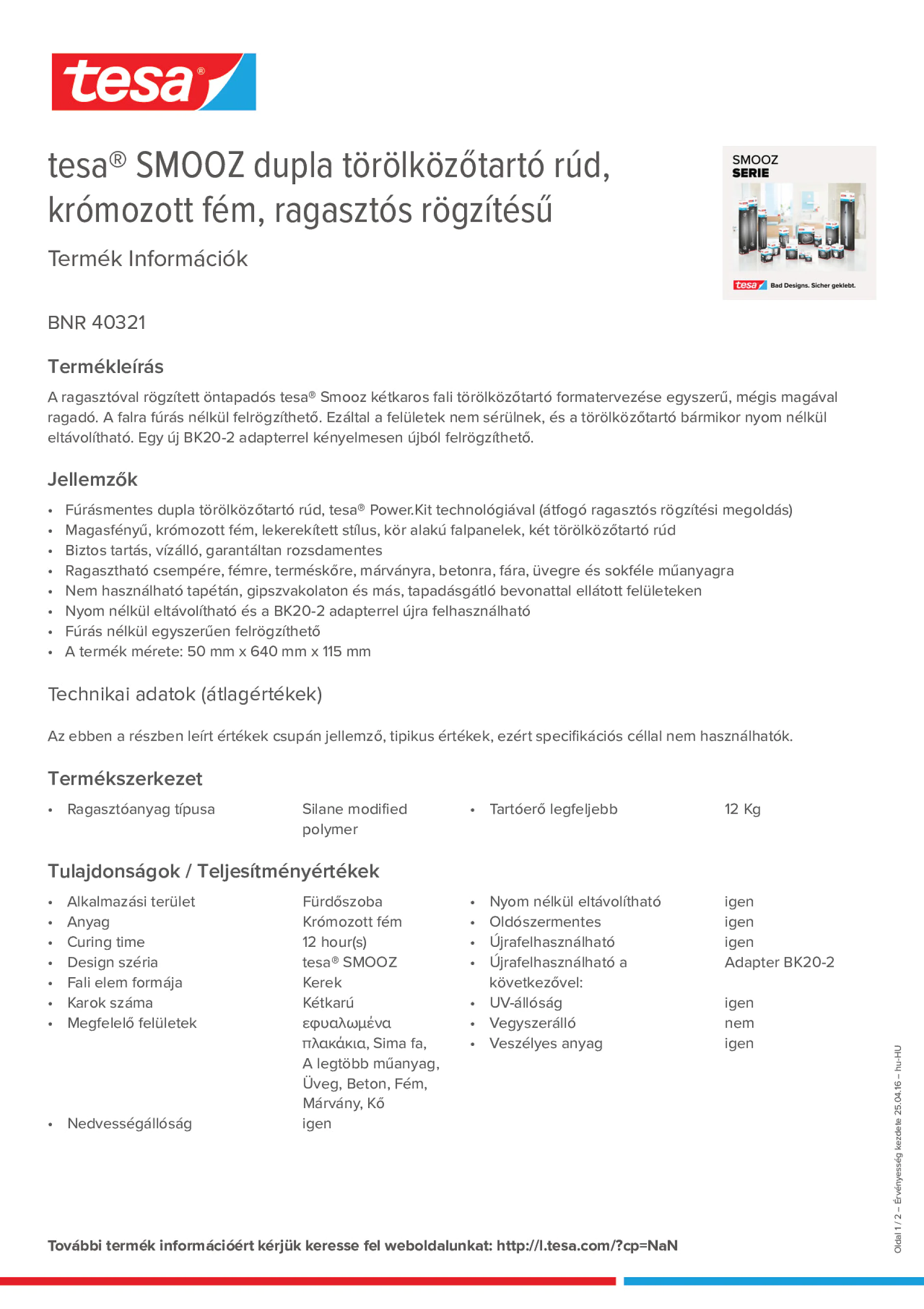 Product information_tesa® 40321_hu-HU