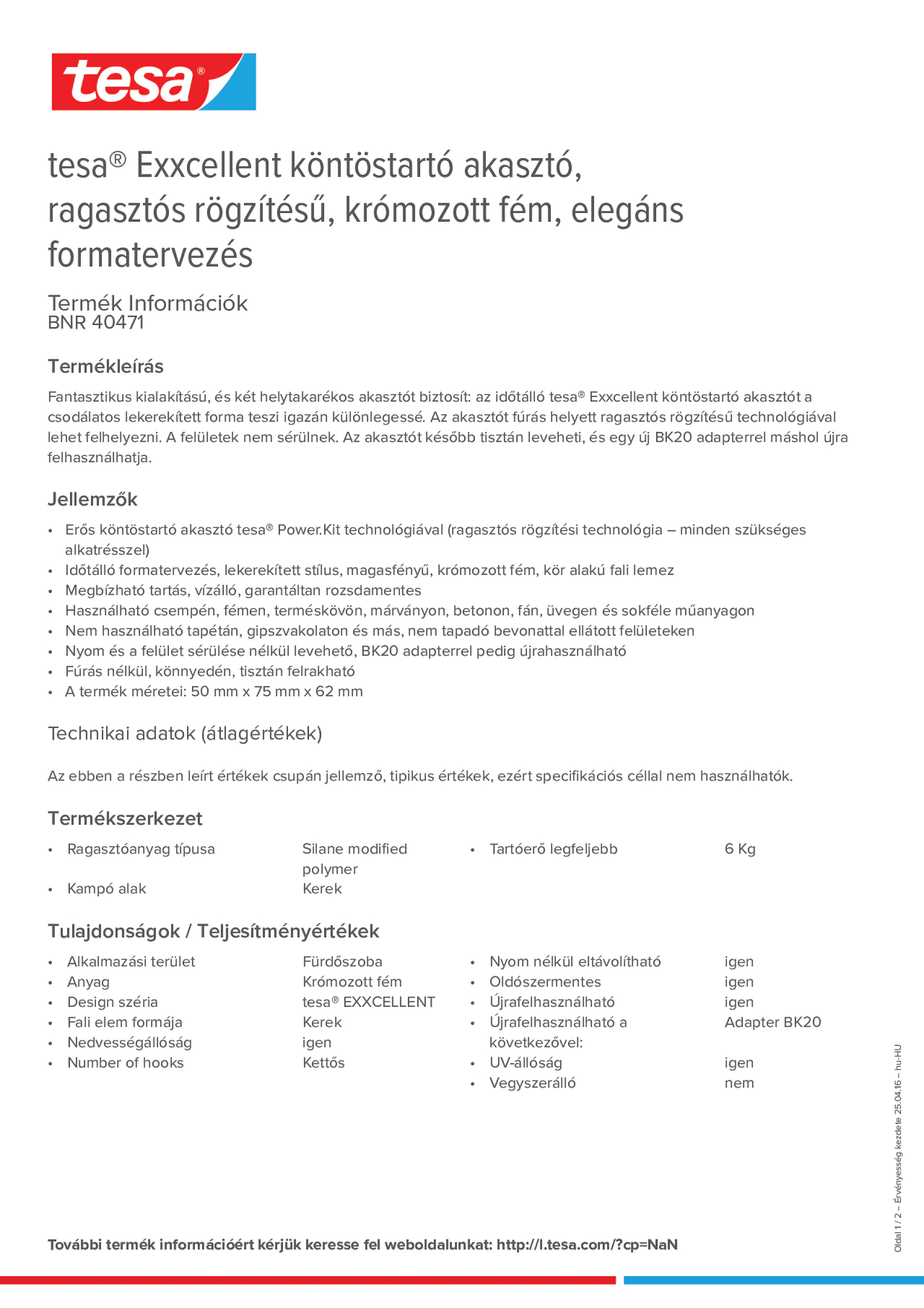 Product information_tesa® 40471_hu-HU