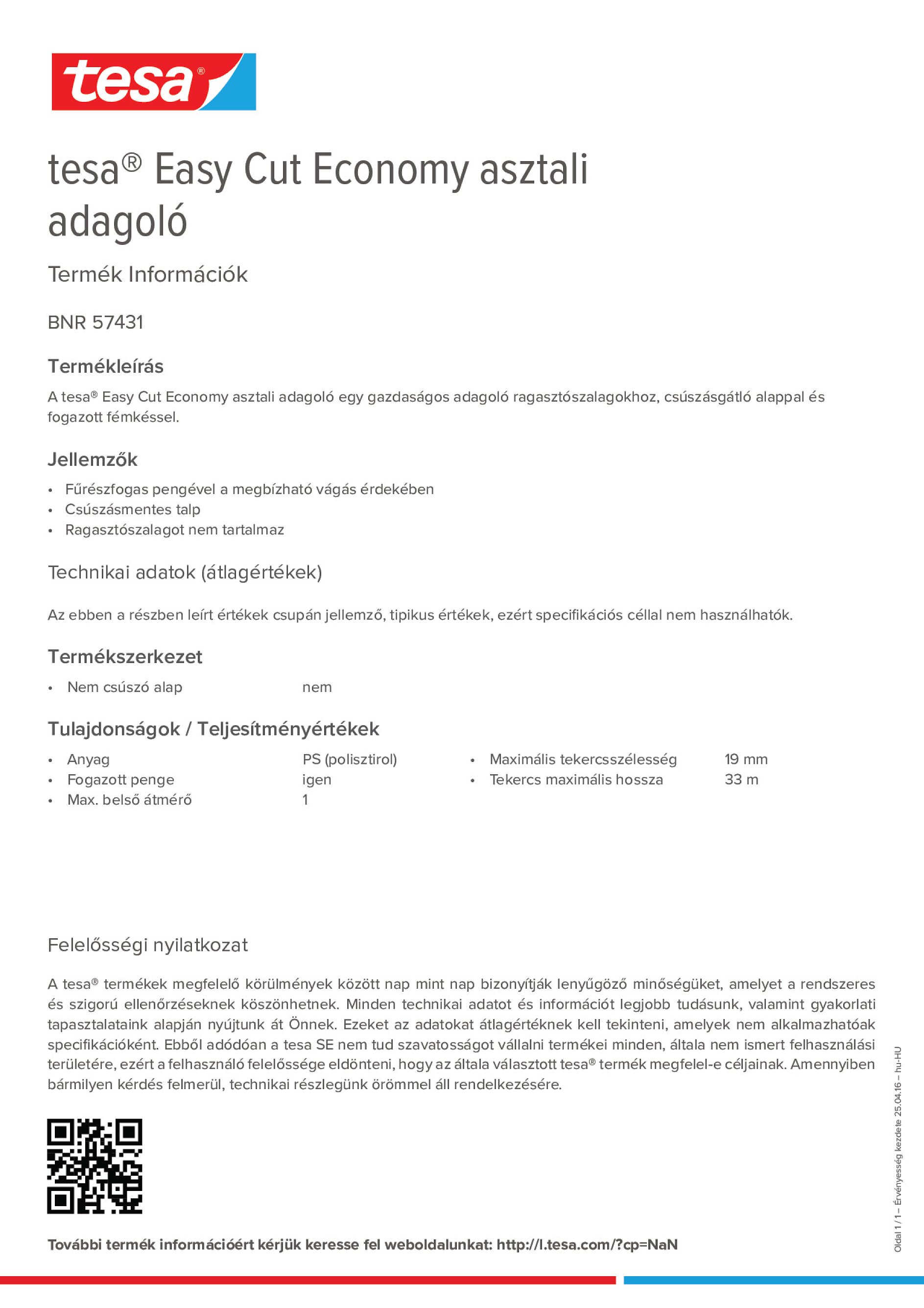 Product information_tesa® Easy Cut 57431_hu-HU