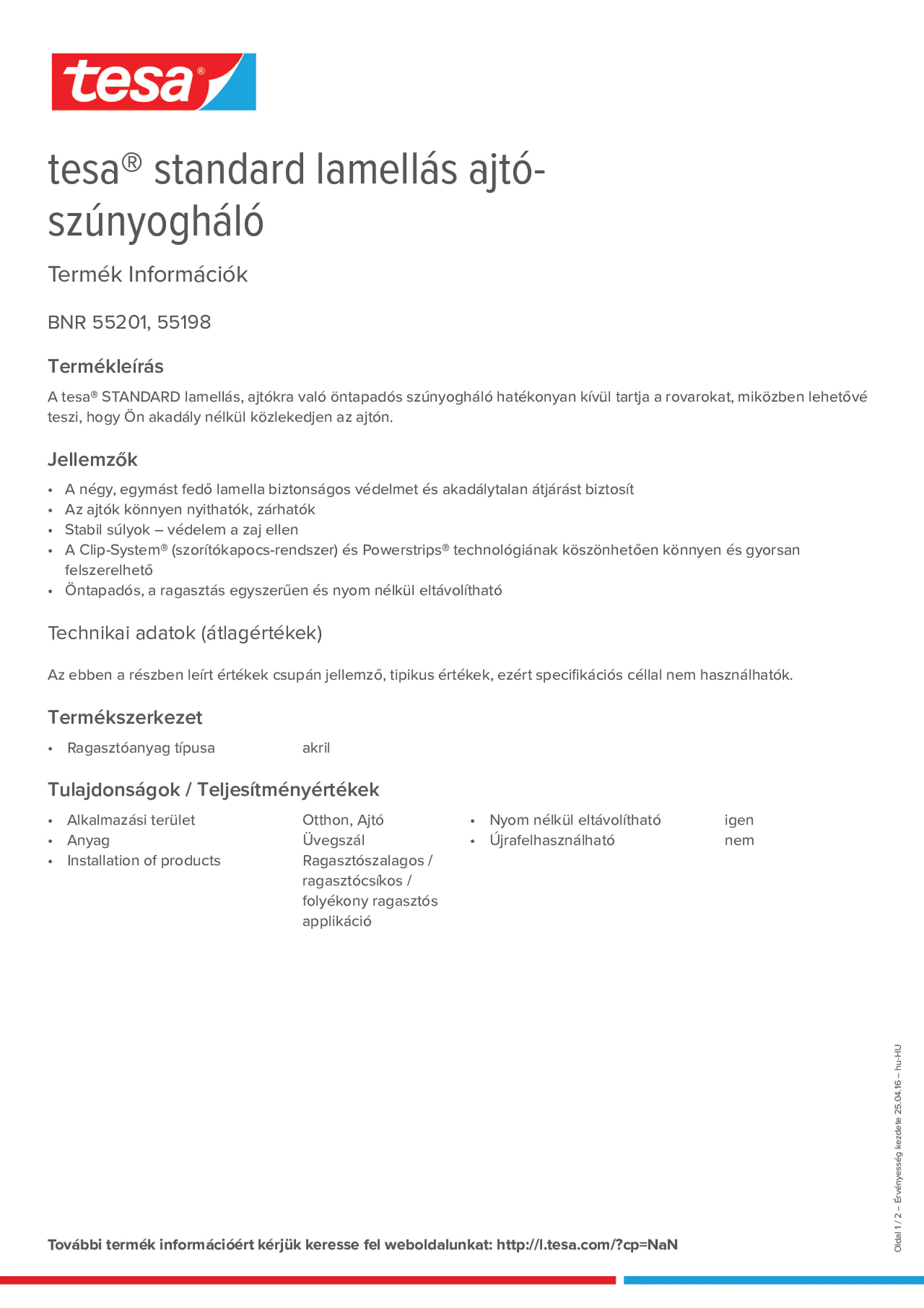 Product information_tesa® 55198_hu-HU
