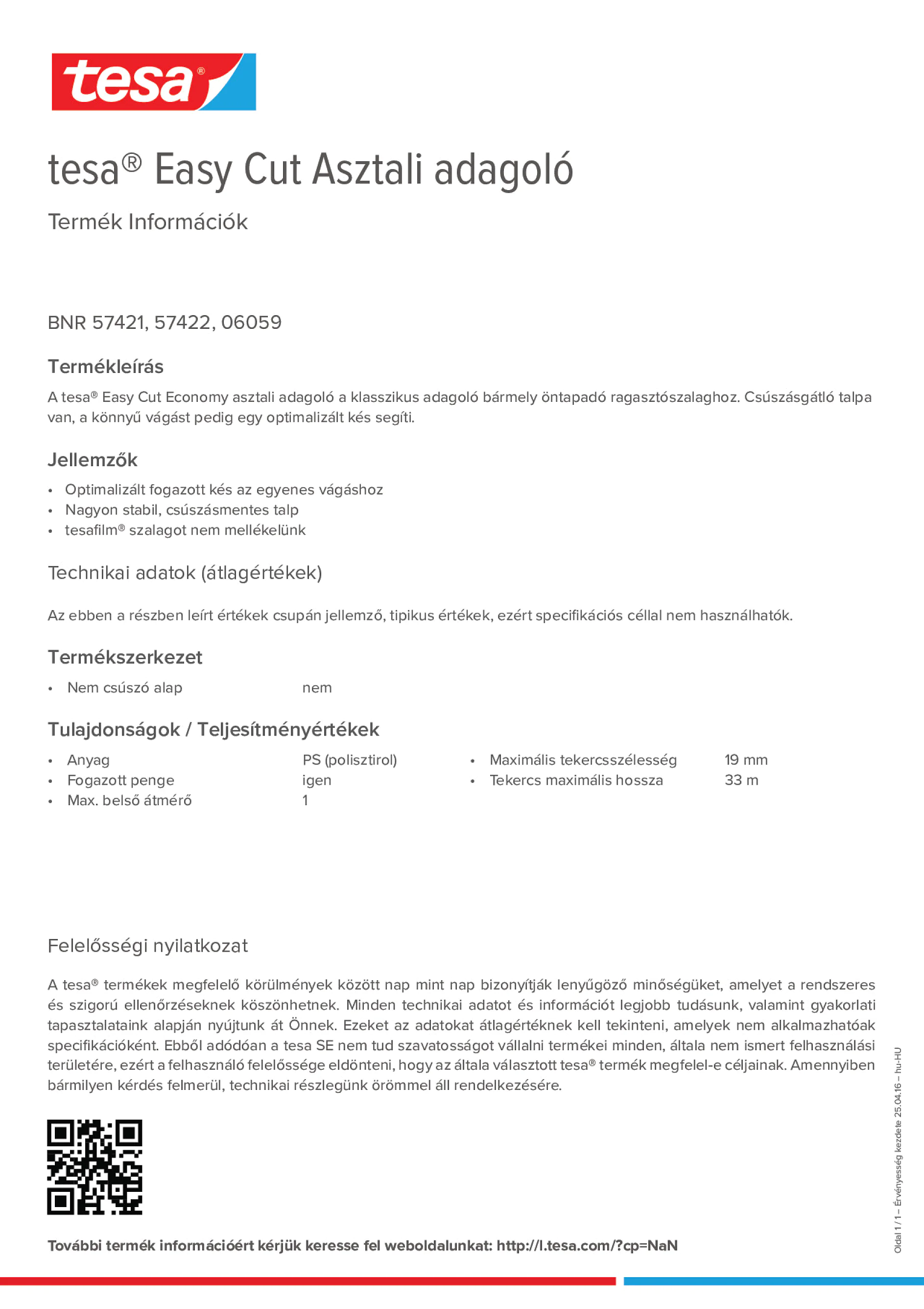 Product information_tesa® Easy Cut 57421_hu-HU