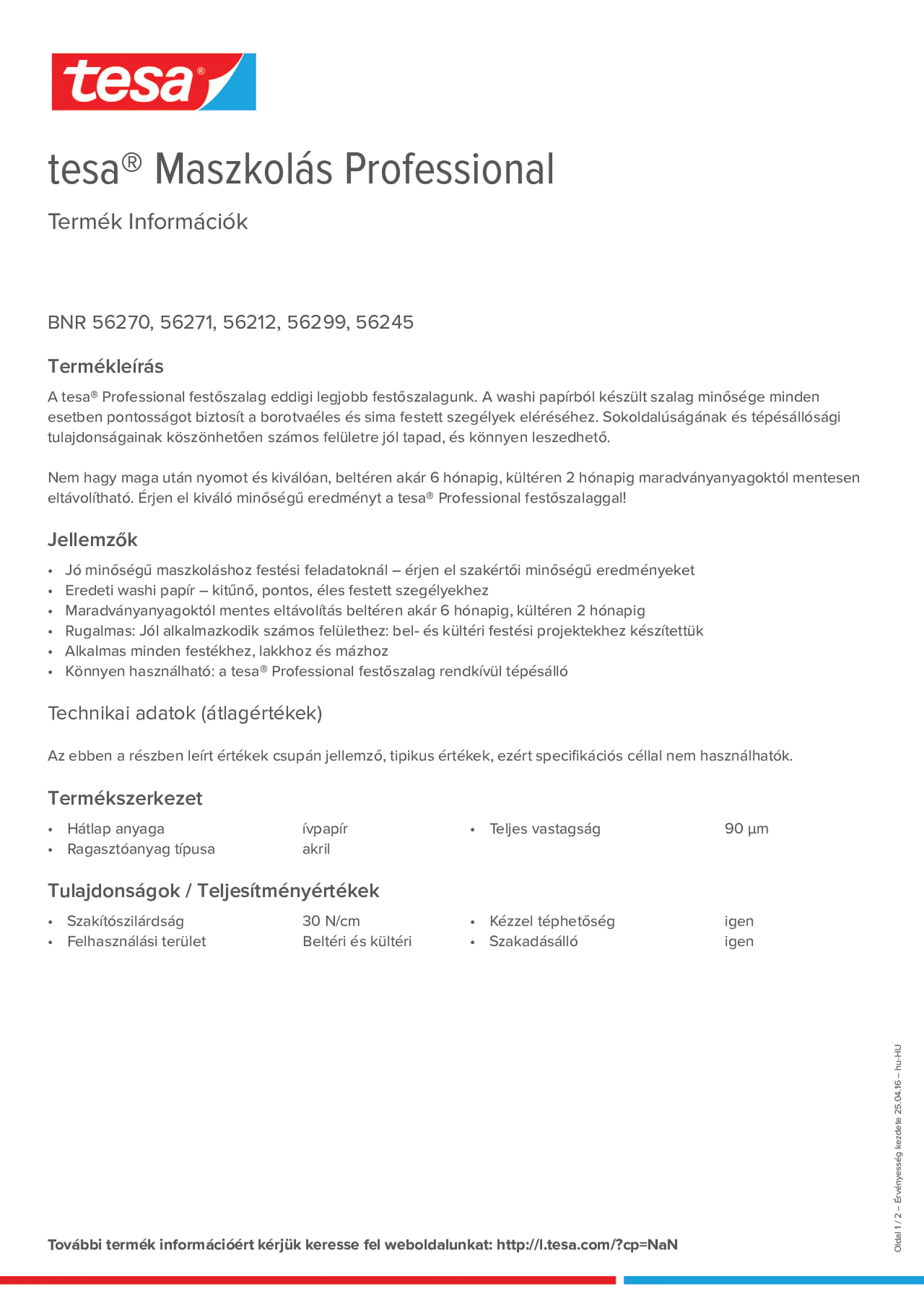 Product information_tesa® 56212_hu-HU