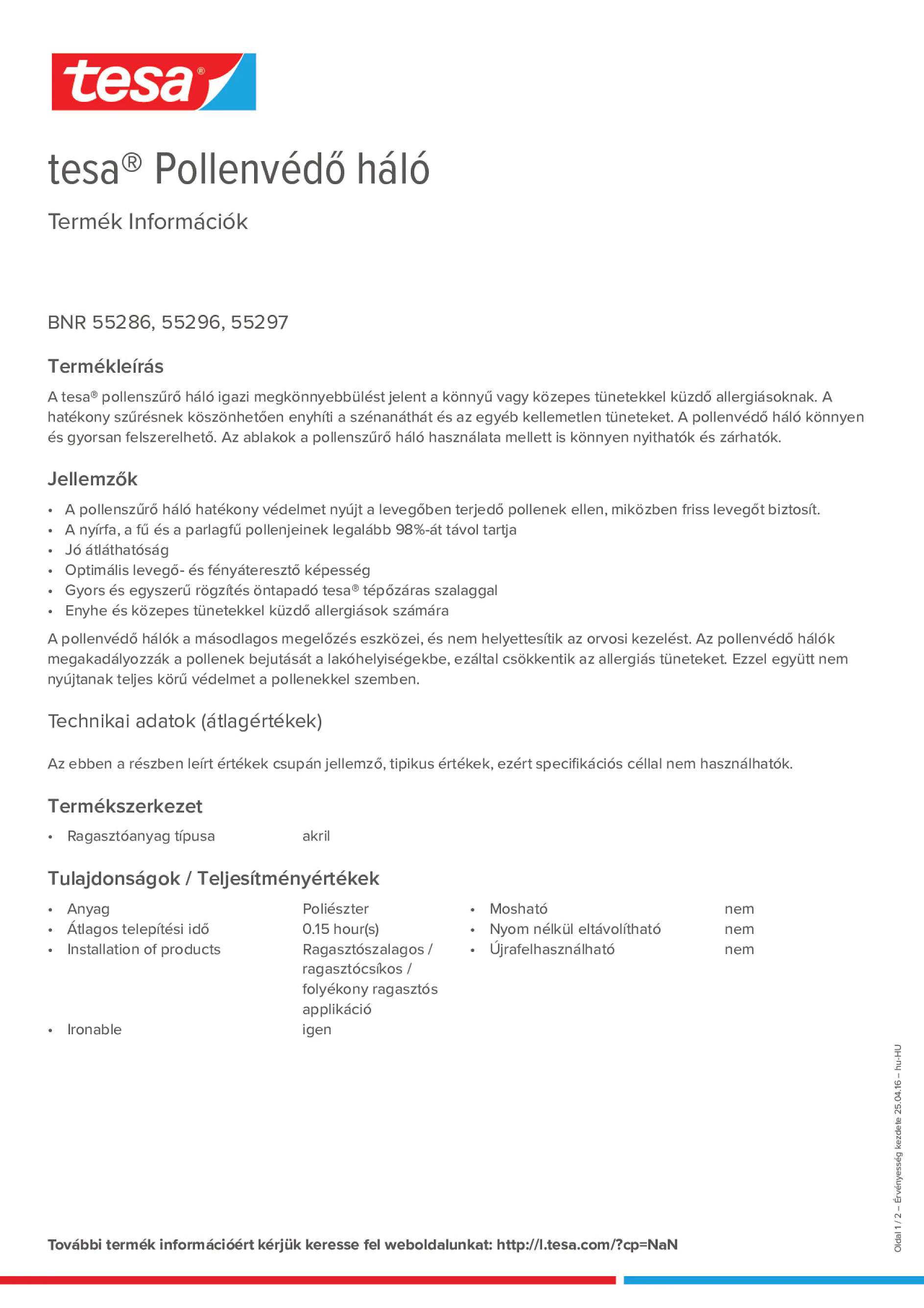Product information_tesa® 55286_hu-HU