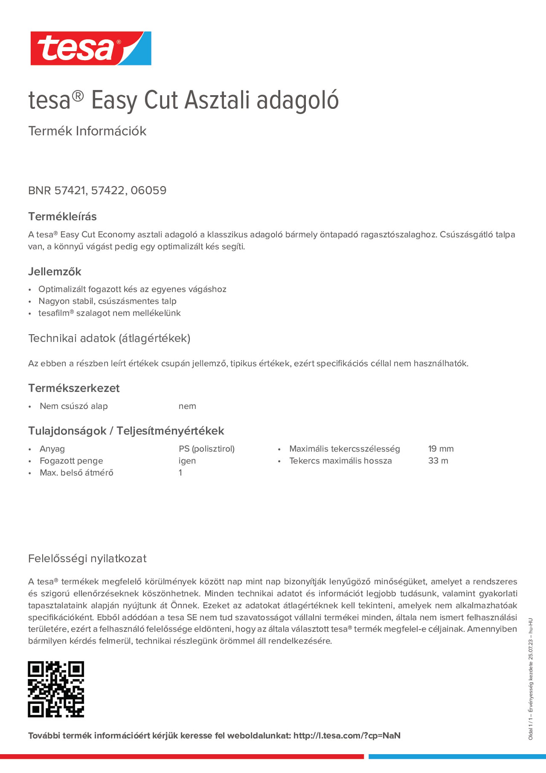 Product information_tesa® Easy Cut 57421_hu-HU