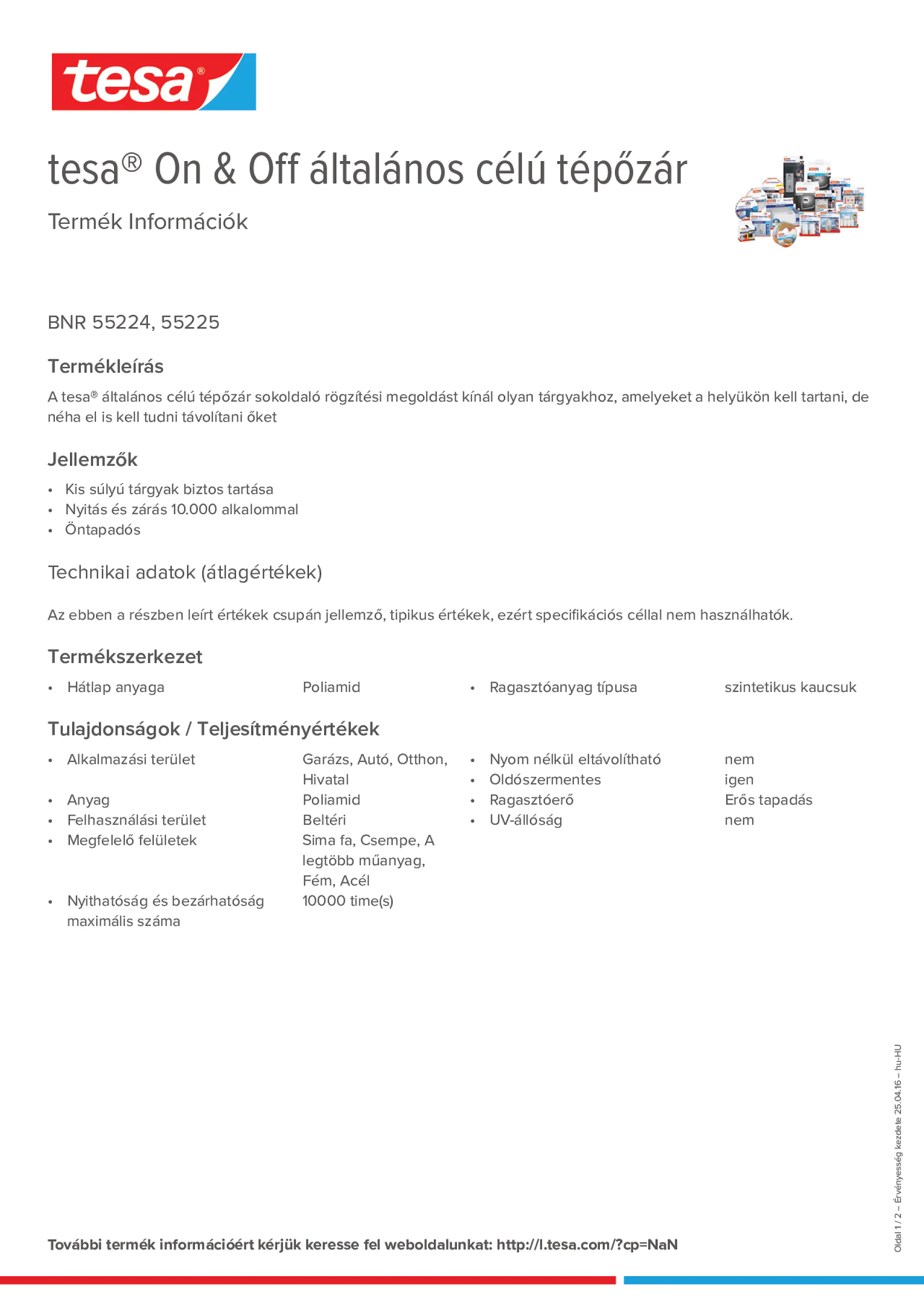 Product information_tesa® On & Off 55225_hu-HU