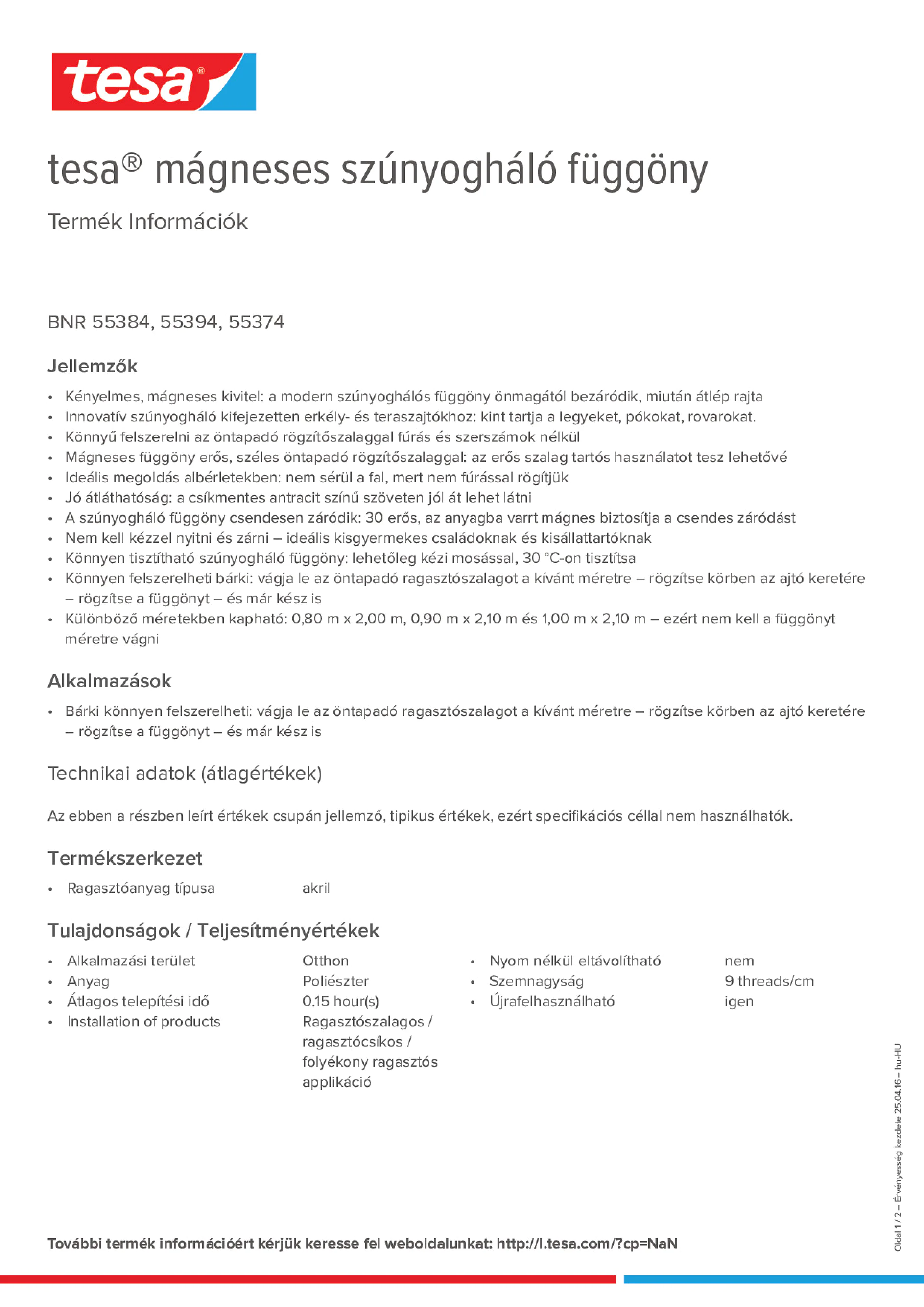 Product information_tesa® 55384_hu-HU