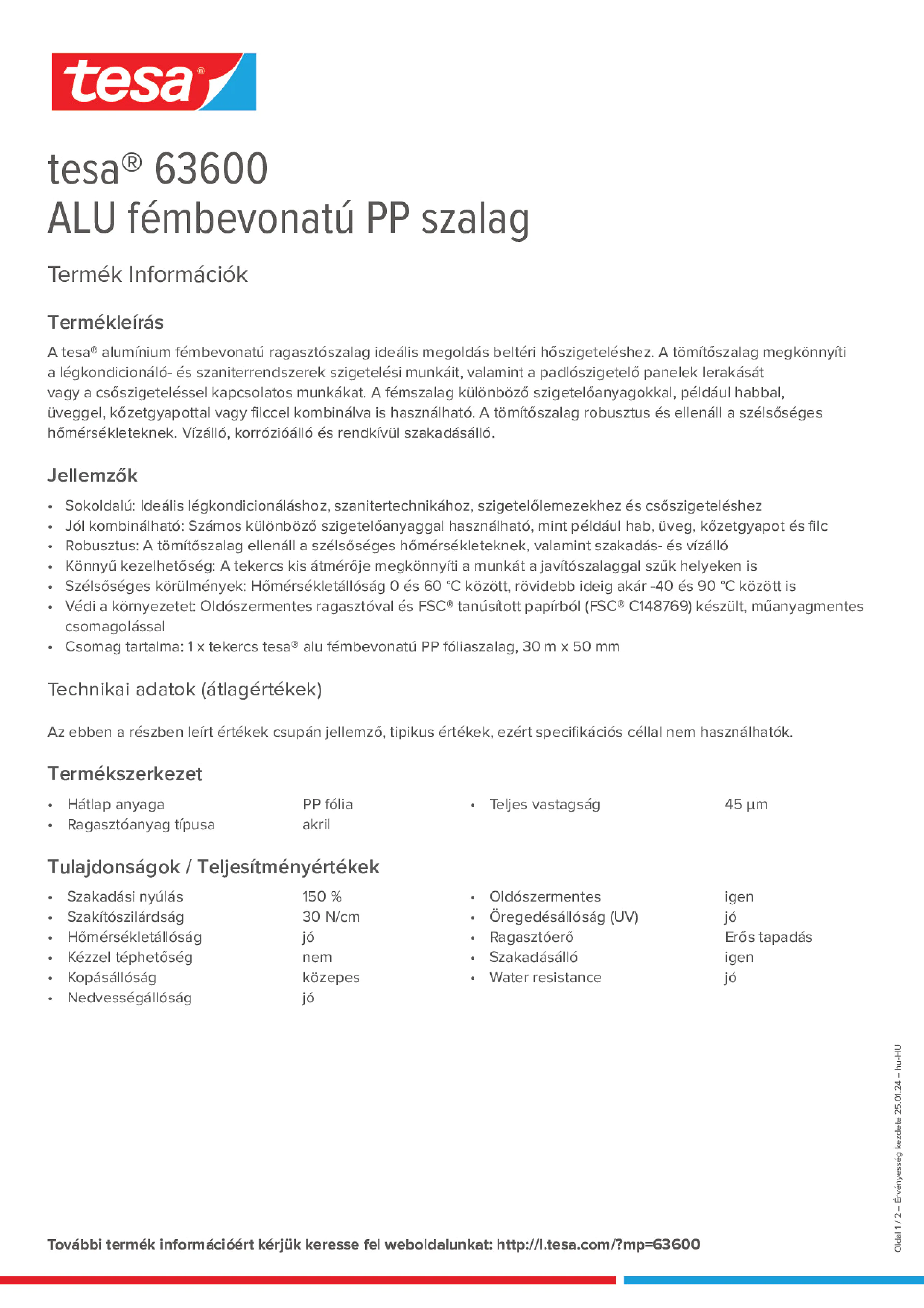 Product information_tesa® 63600_hu-HU