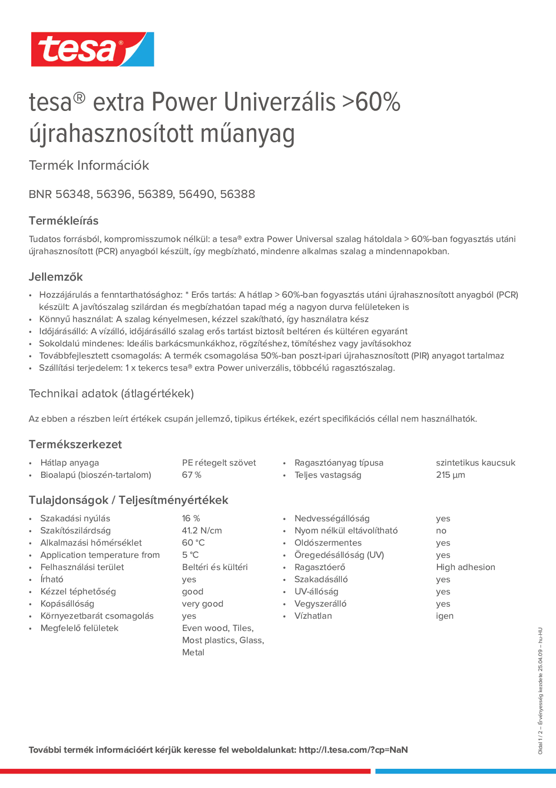 Product information_tesa® extra Power 56348_hu-HU