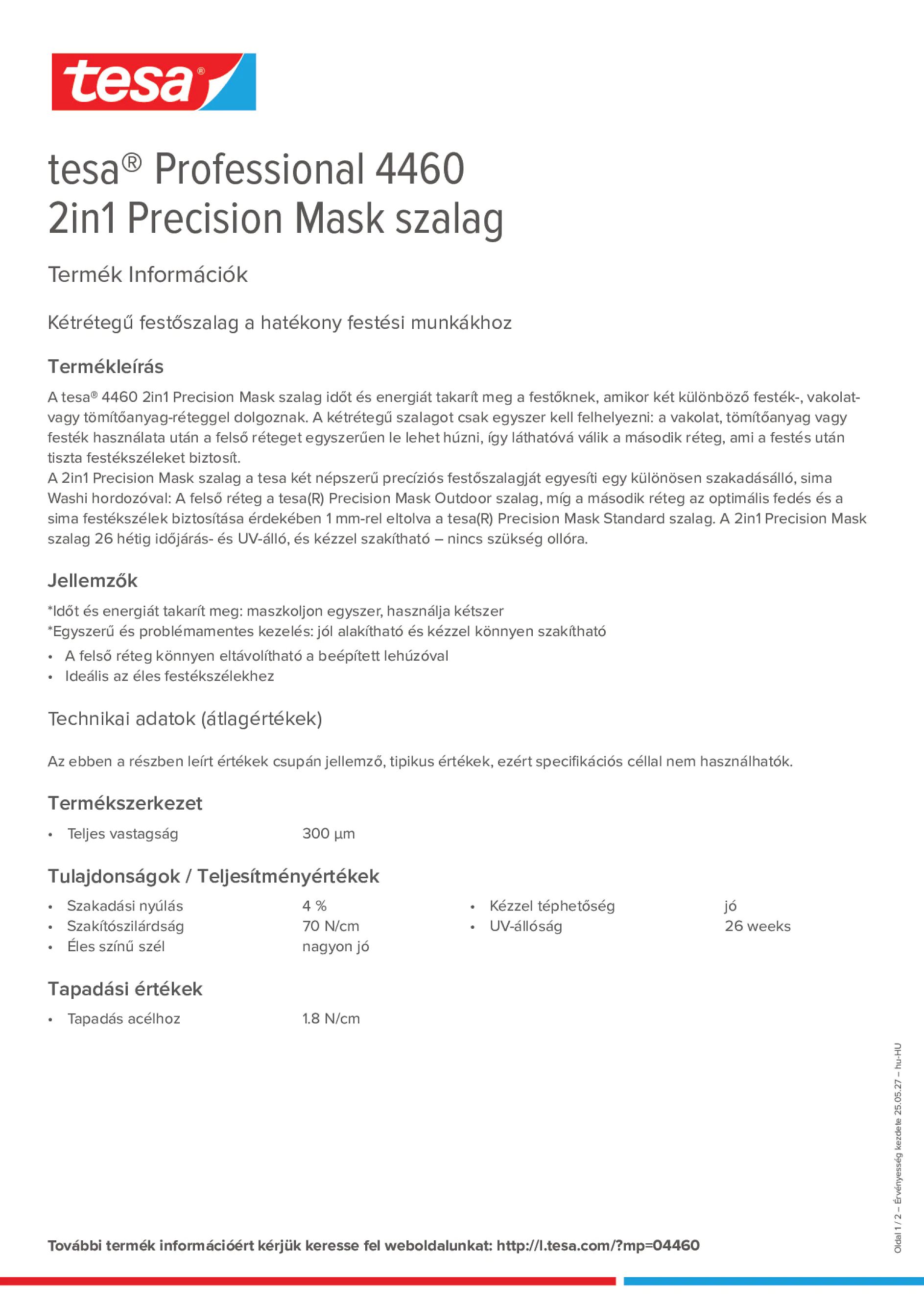 Product information_tesa® Professional 04460_hu-HU