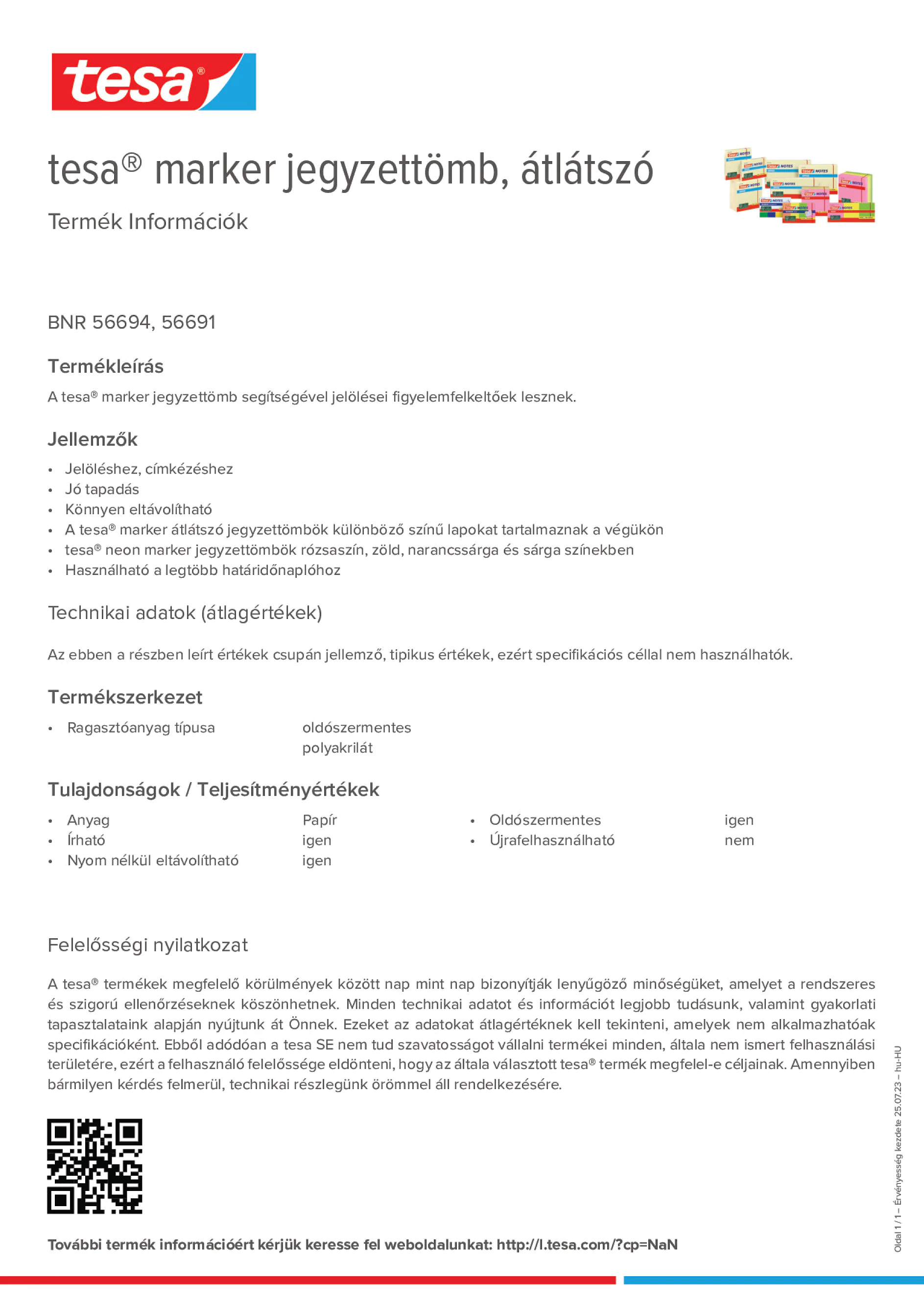 Product information_tesa® 56694_hu-HU