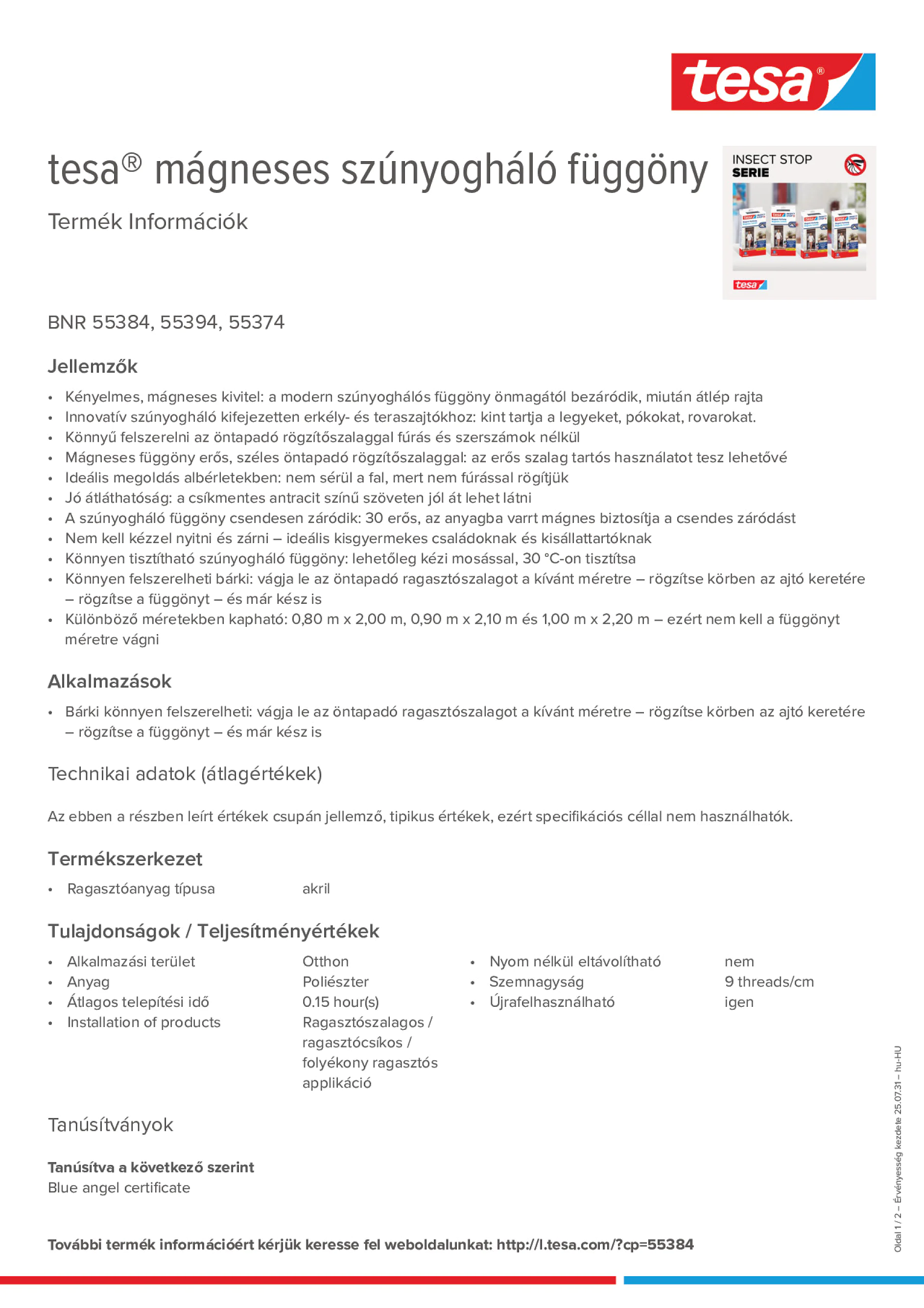 Product information_tesa® 55384_hu-HU