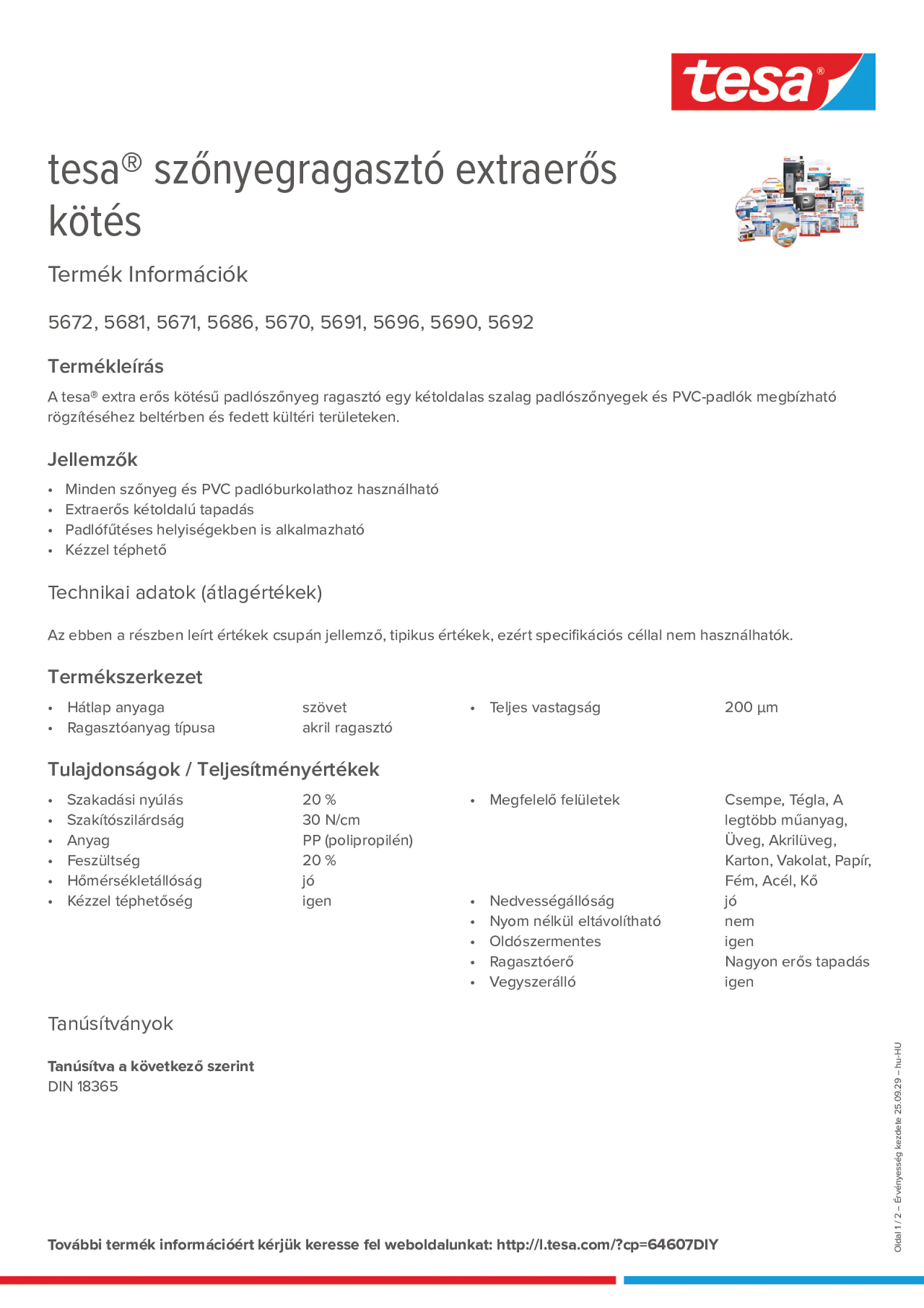 Product information_tesa® 5696_hu-HU