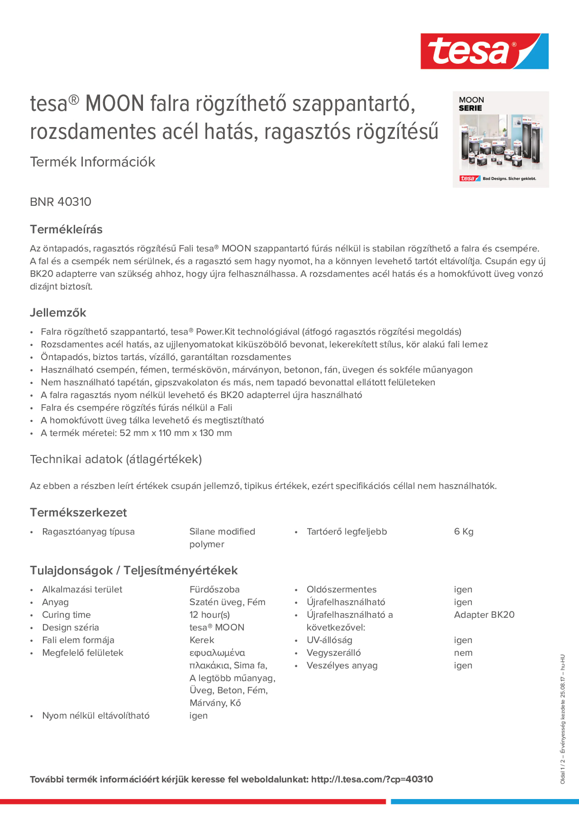 Product information_tesa® 40310_hu-HU