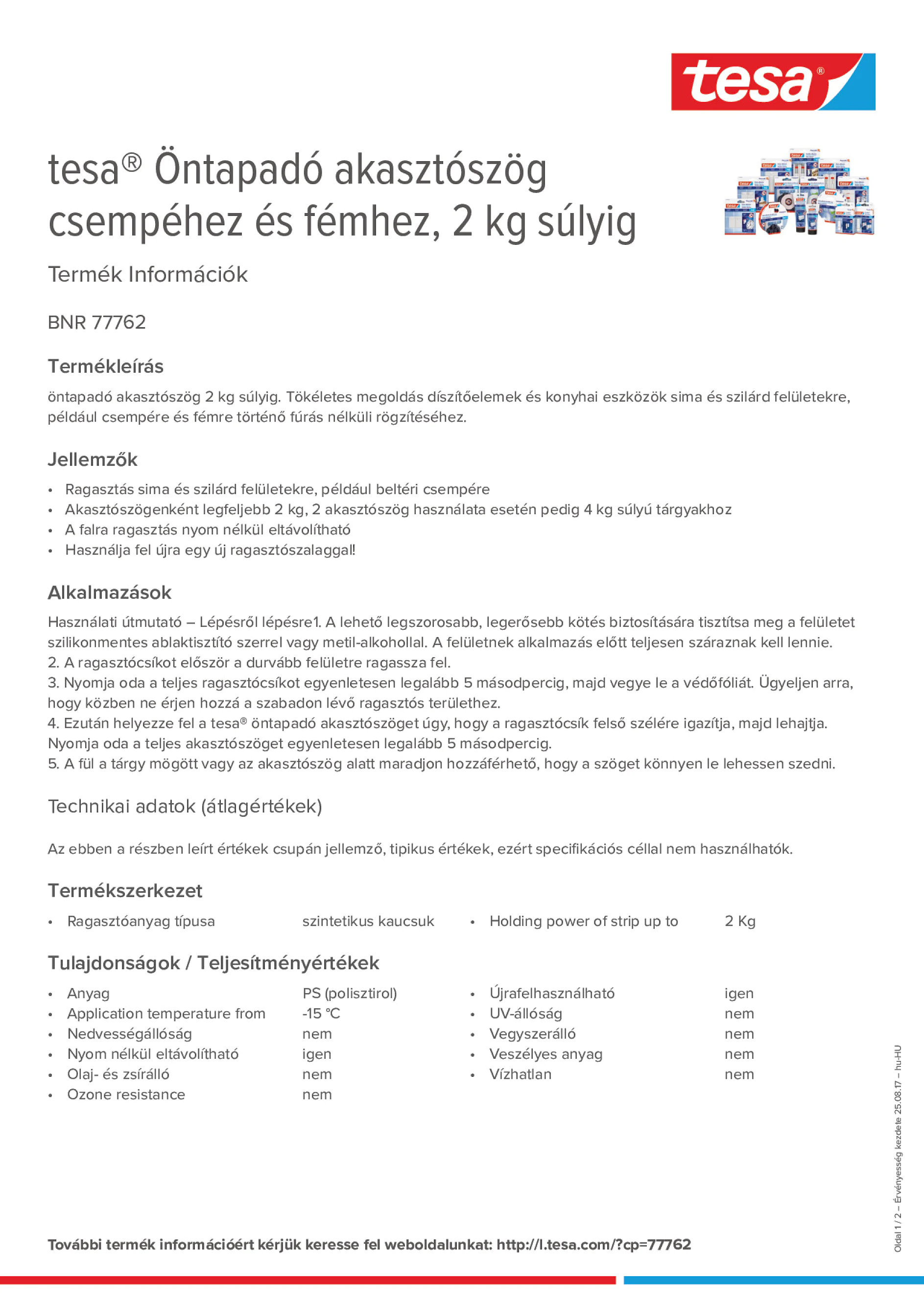 Product information_tesa® 77762_hu-HU