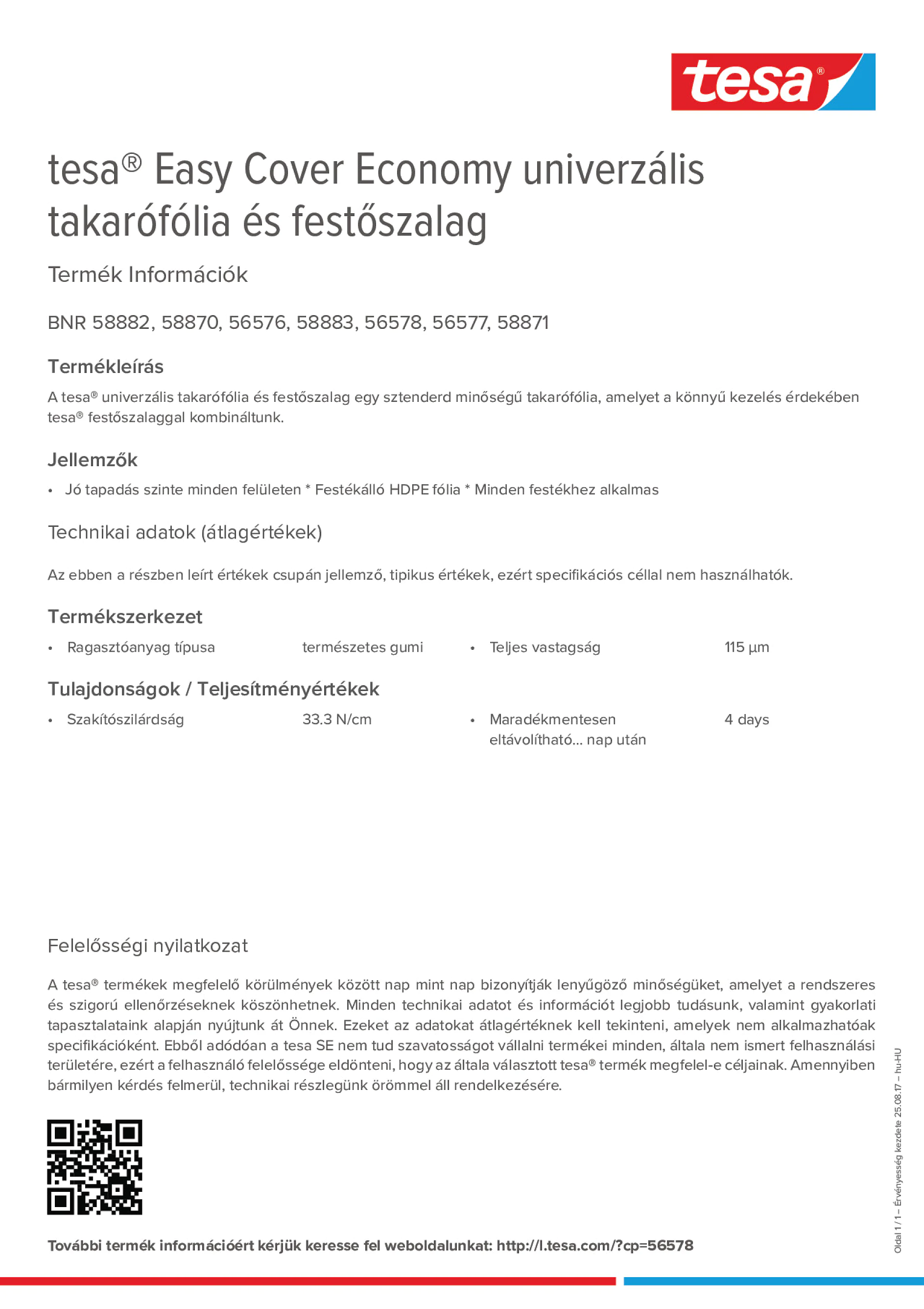 Product information_tesa® Easy Cover 58882_hu-HU