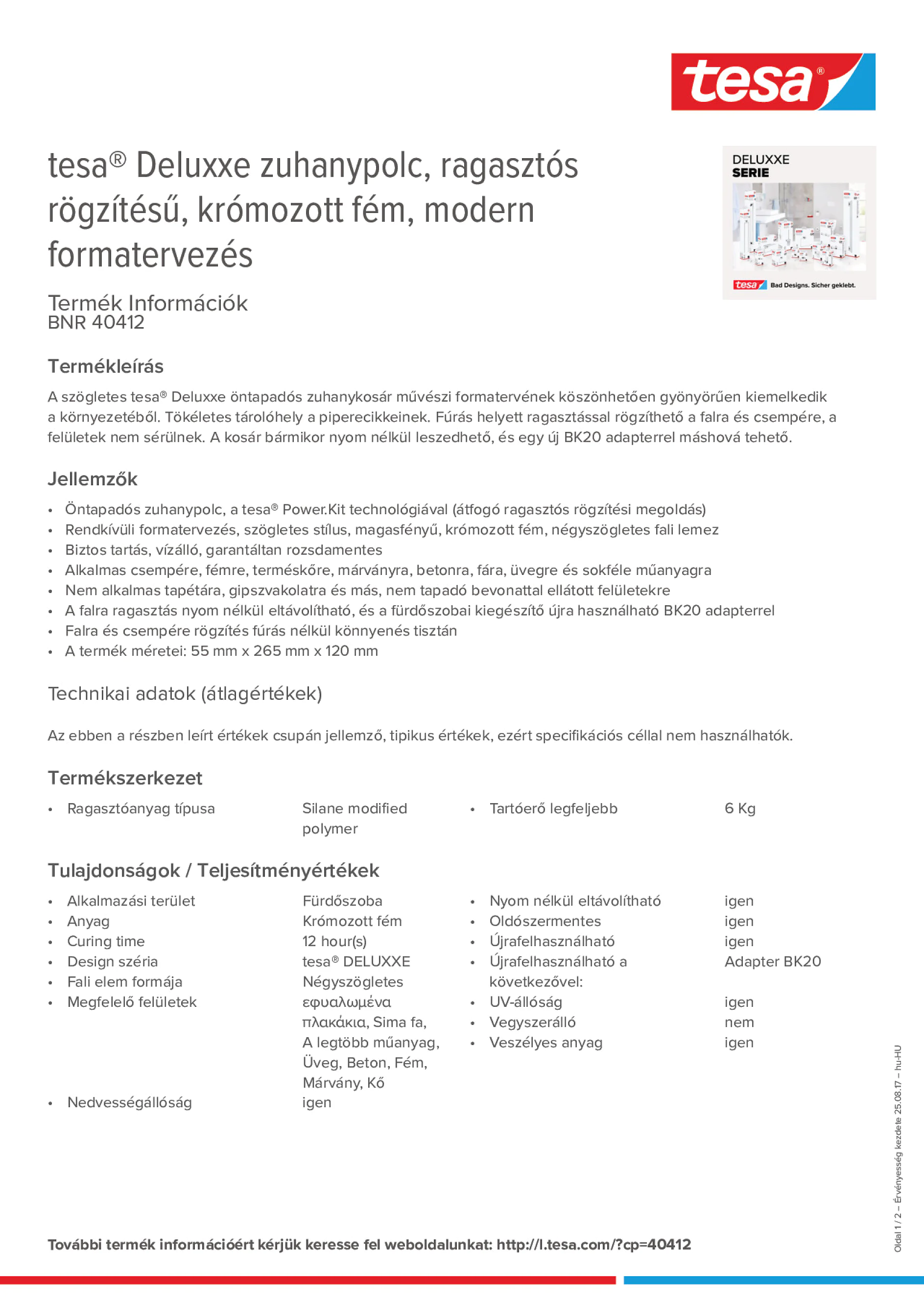 Product information_tesa® 40412_hu-HU