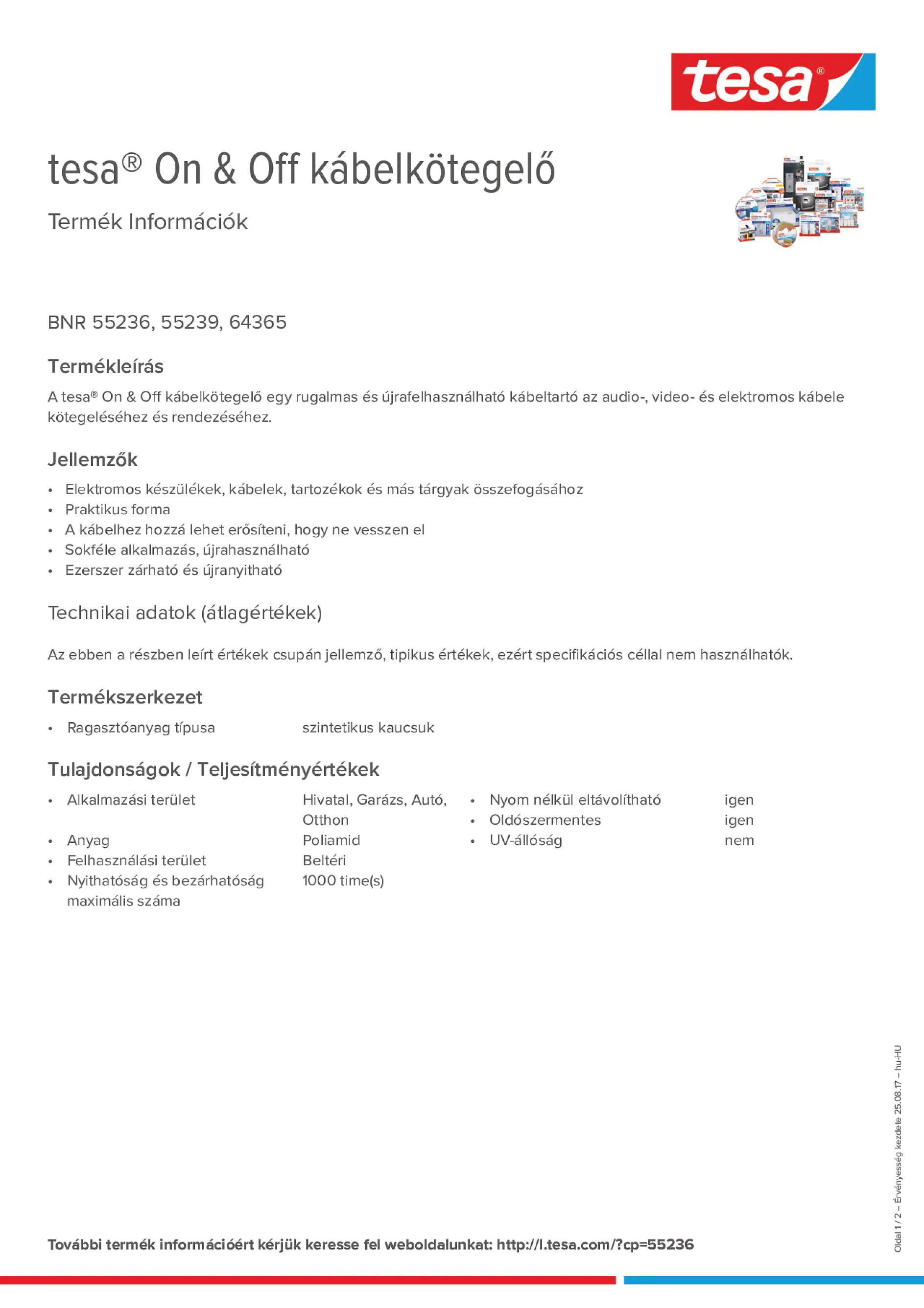 Product information_tesa® On & Off 55236_hu-HU