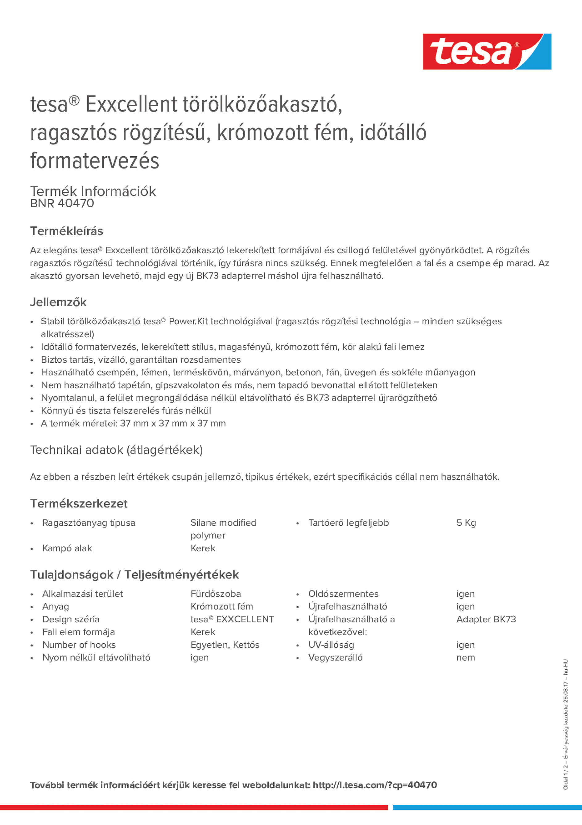 Product information_tesa® 40470_hu-HU